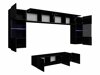 Wohnzimmer-Sets Tivdalu 106 (Weiß + Schwarz)