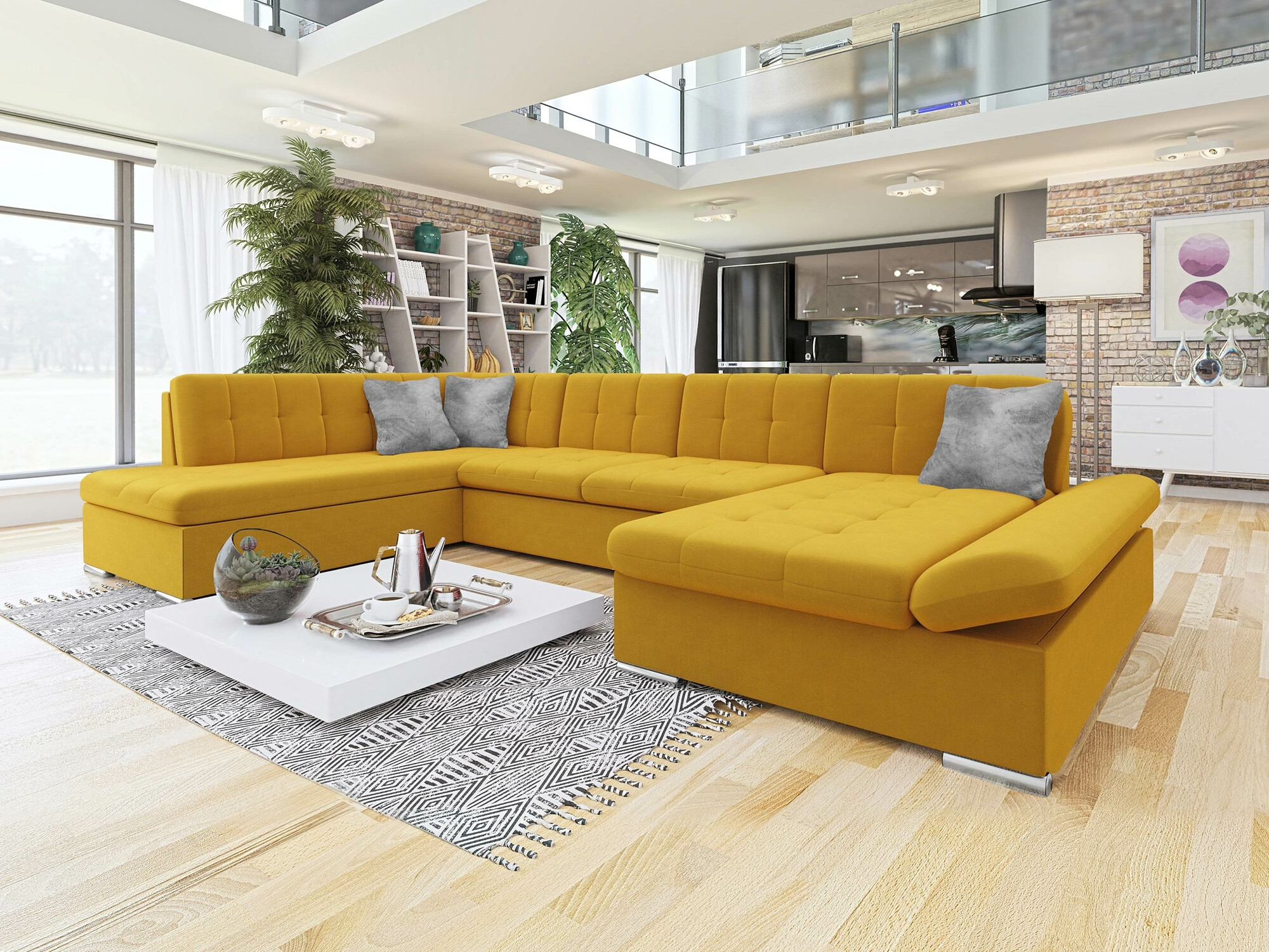 Ecksofa Comfivo 173 (Otusso 14 + Sorriso 04)