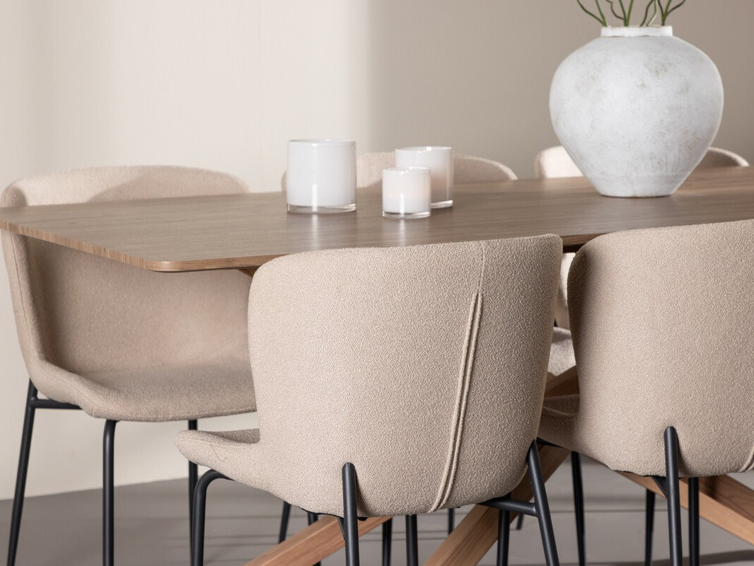 Essgruppe Dallas 5102 (Beige)