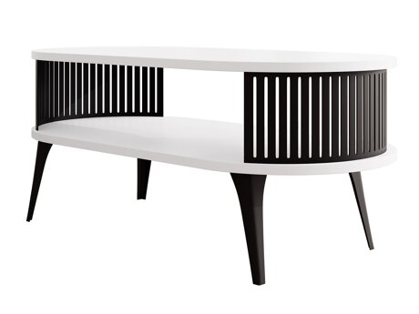 Couchtisch Sordore 105 (Schwarz + Weiß)