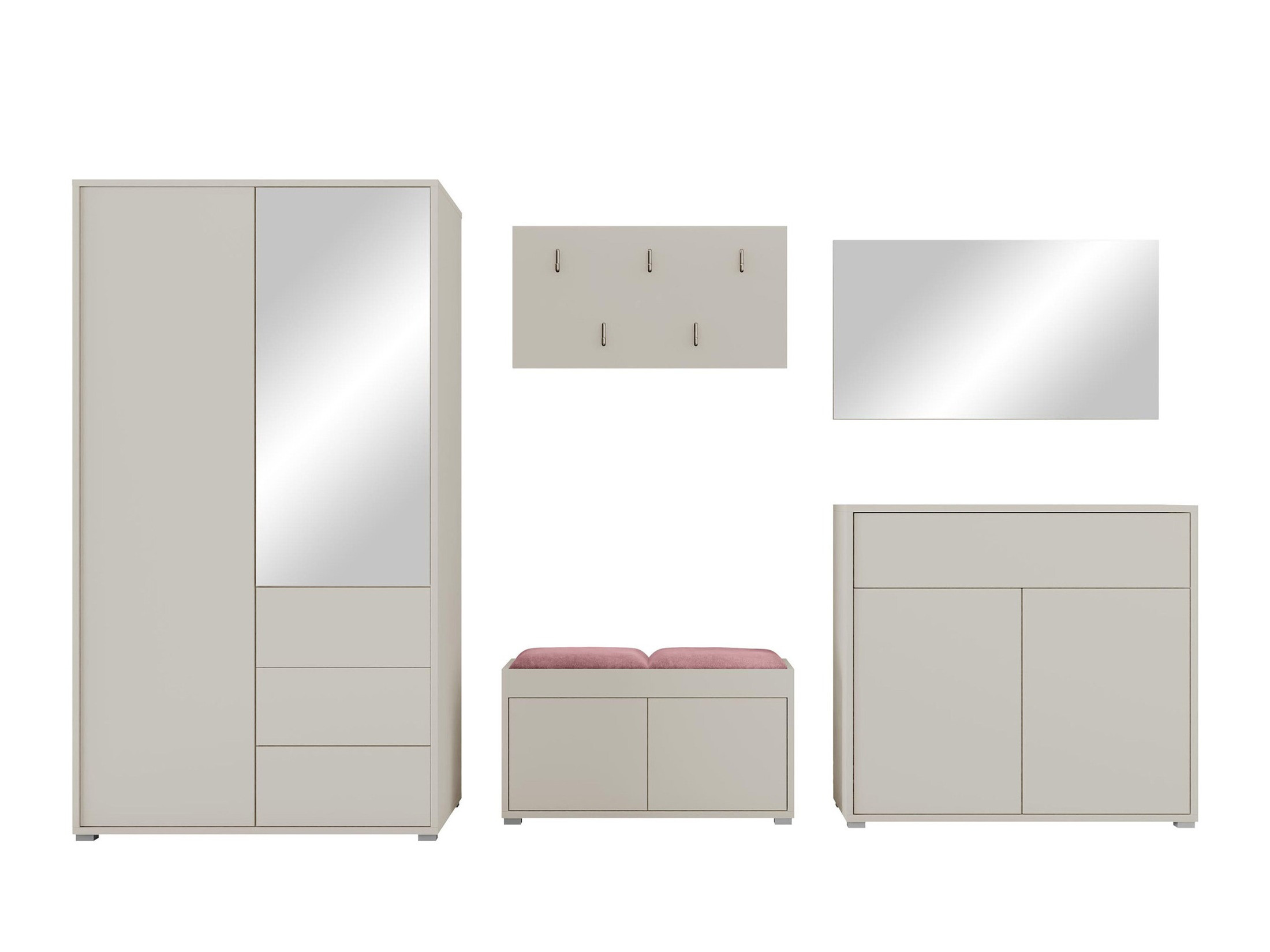 Flurgarnitur Comfivo Tutela V (Kaschmir)