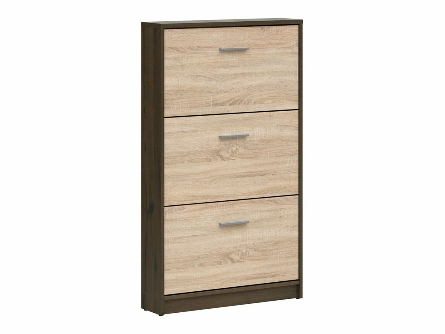 Schuhschrank Novsore 113 (Eichenholzoptik dunkel + Sonoma Eichenholzoptik)