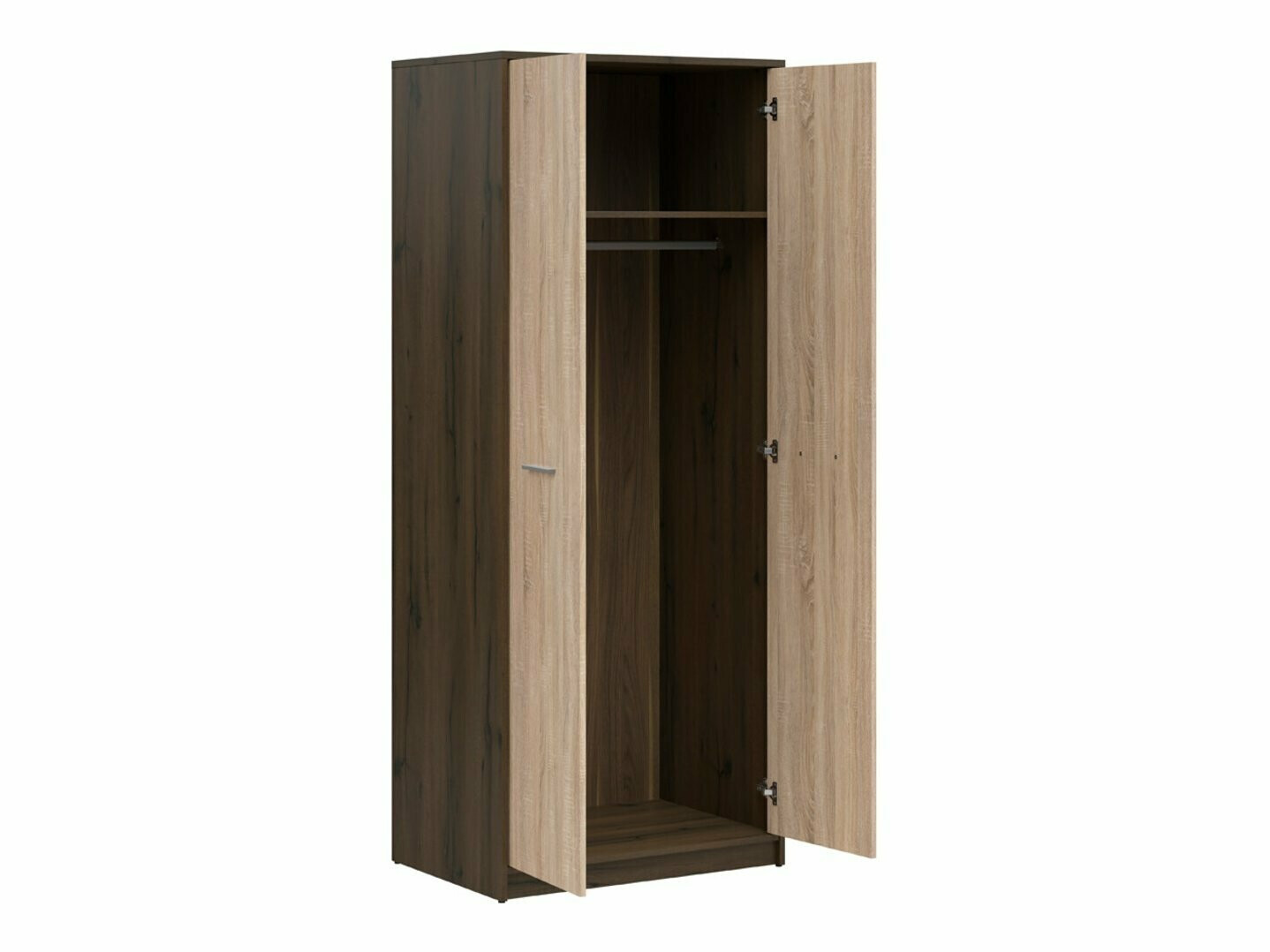 Kleiderschrank Novsore 120 (Eichenholzoptik dunkel + Sonoma Eichenholzoptik)