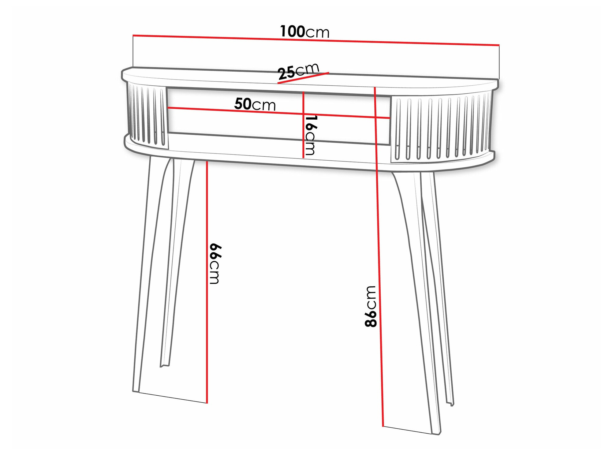 Konsolentisch Sordore 112 (Gold + Schwarzer Marmor)