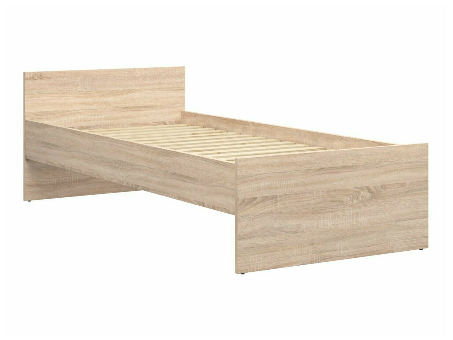 Schlafzimmer-Set Novsore 149 (Weiß + Sonoma Eichenholzoptik)