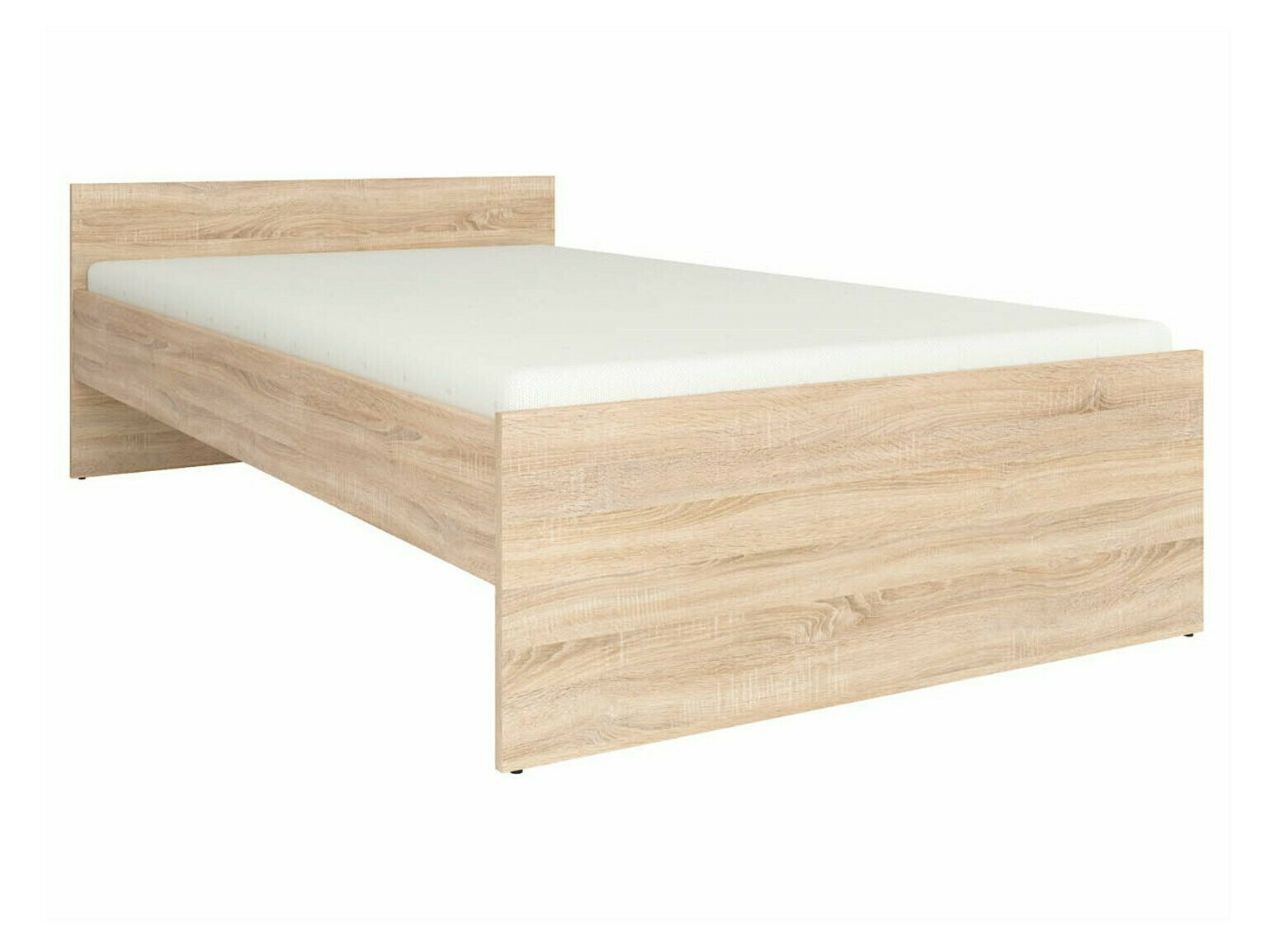 Schlafzimmer-Set Novsore 149 (Weiß + Sonoma Eichenholzoptik)