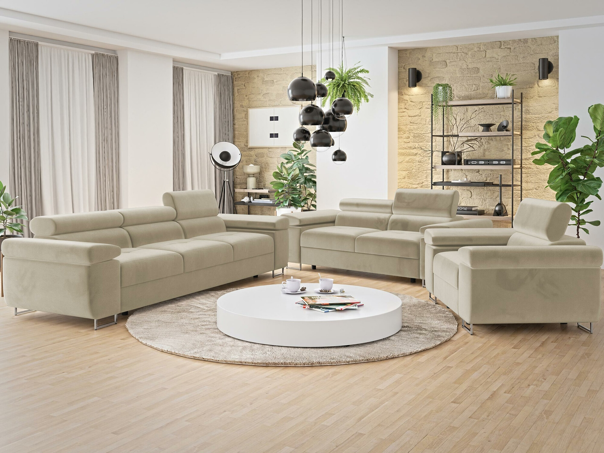 Schlafsofa Comfivo Vinetum (Manila 02)