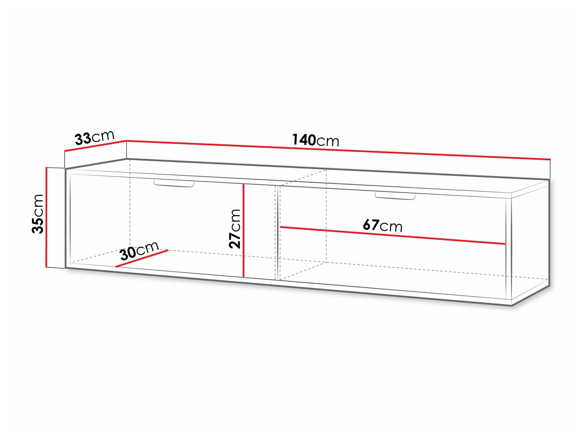 TV-Möbel Hamilton 100 (Schwarz)