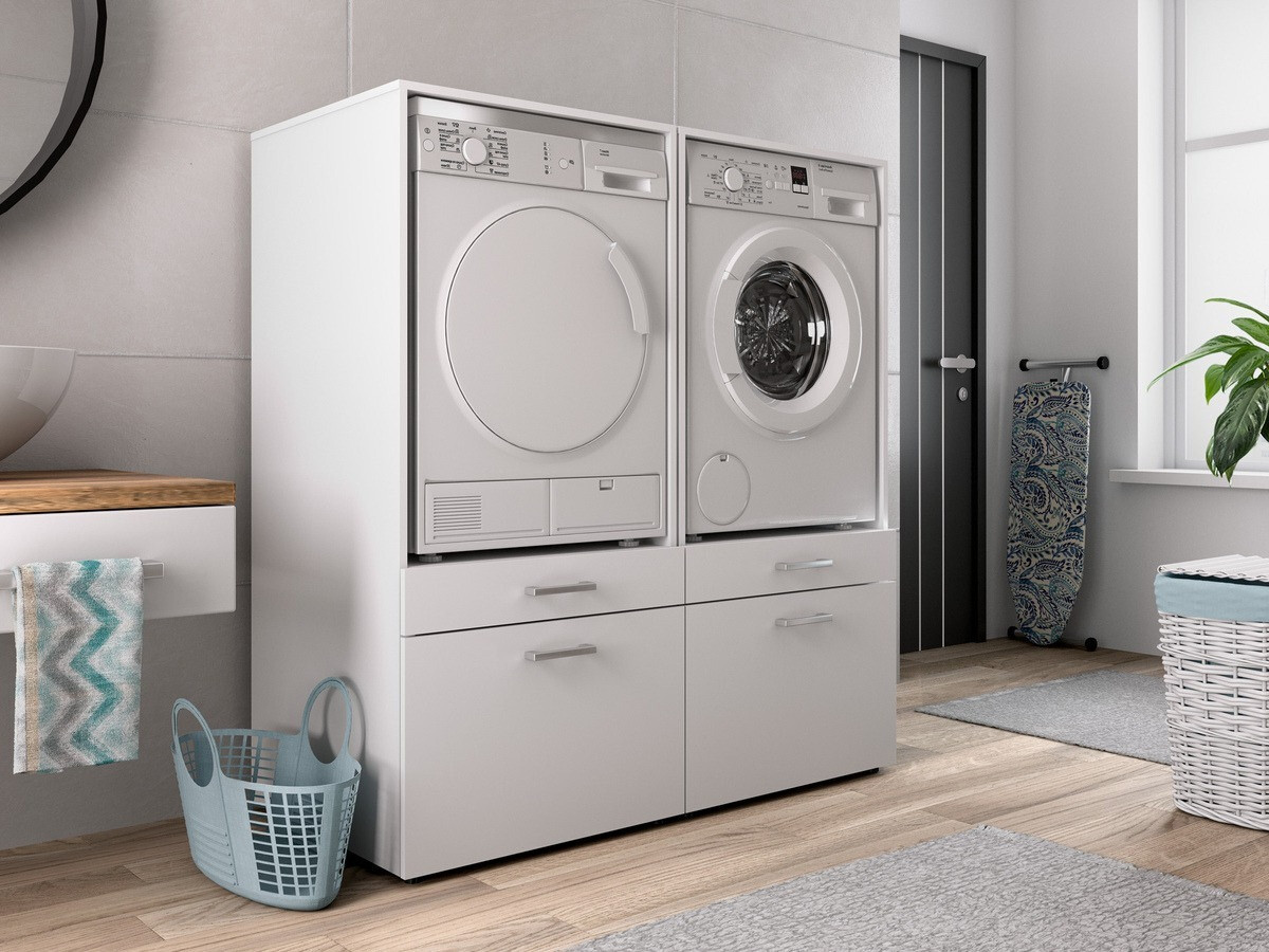 Badezimmer-Regal Novdele 102 (Weiß)