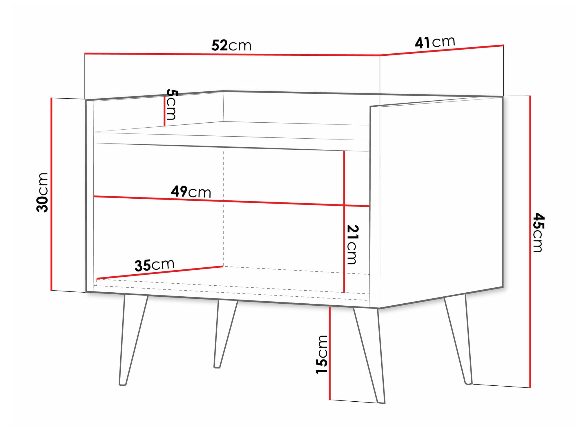 Nachttisch Mirfivu 107