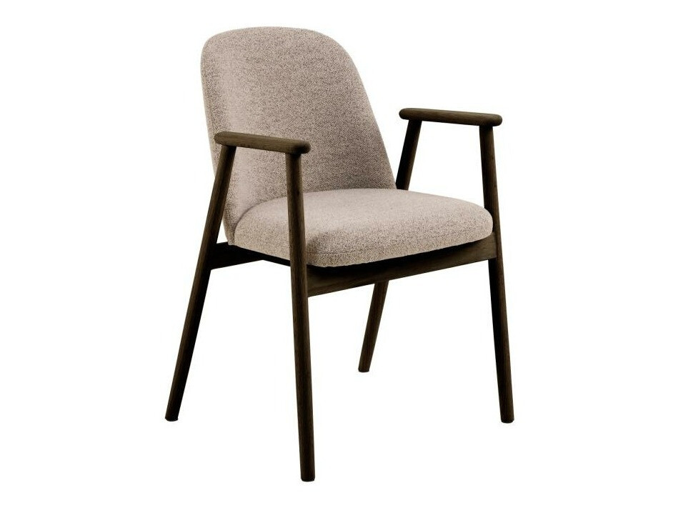 Stuhl Norsica 890 (Beige + Dunkles Holz)
