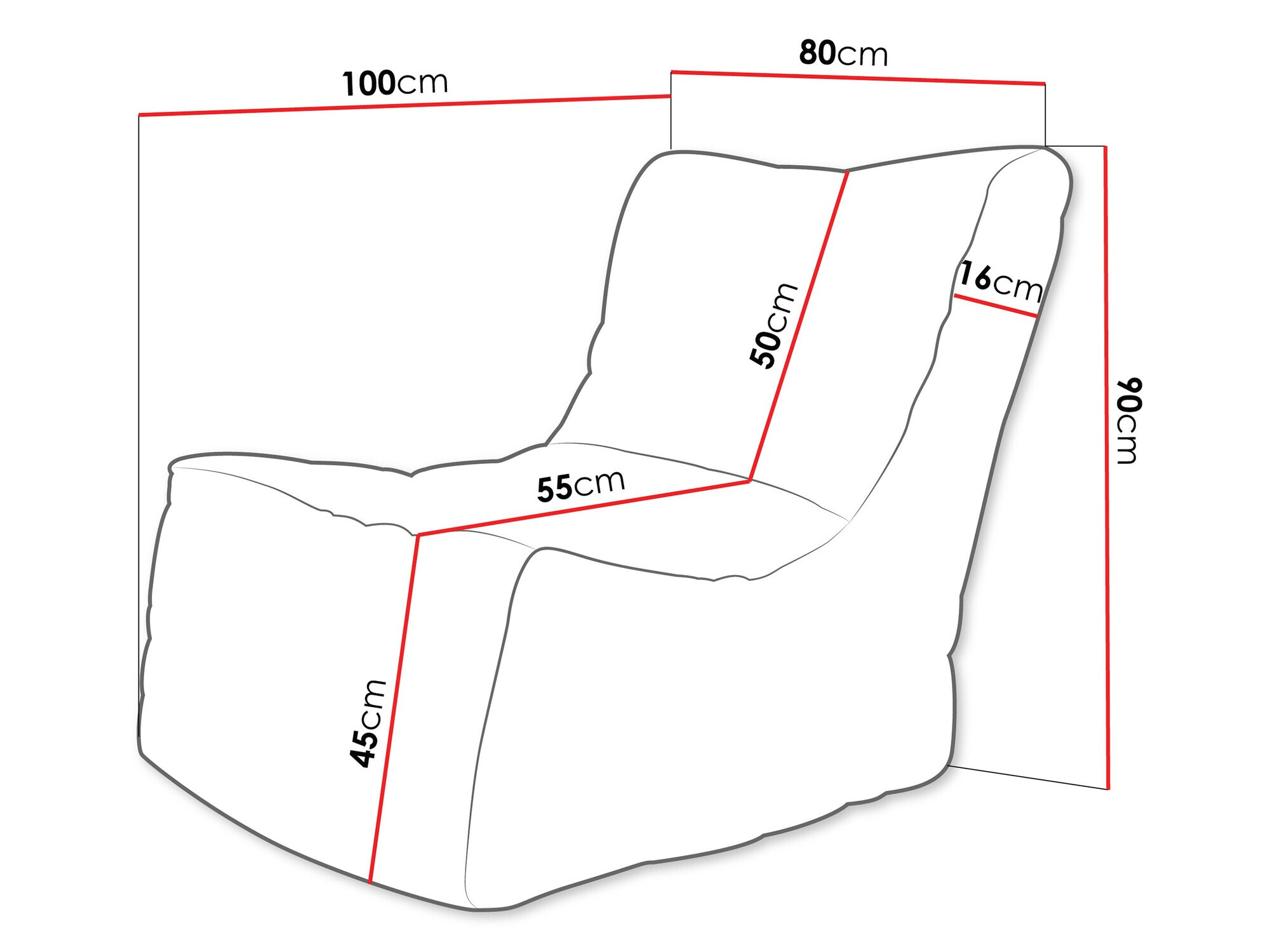 Sitzsack Passeral (Poso 100)