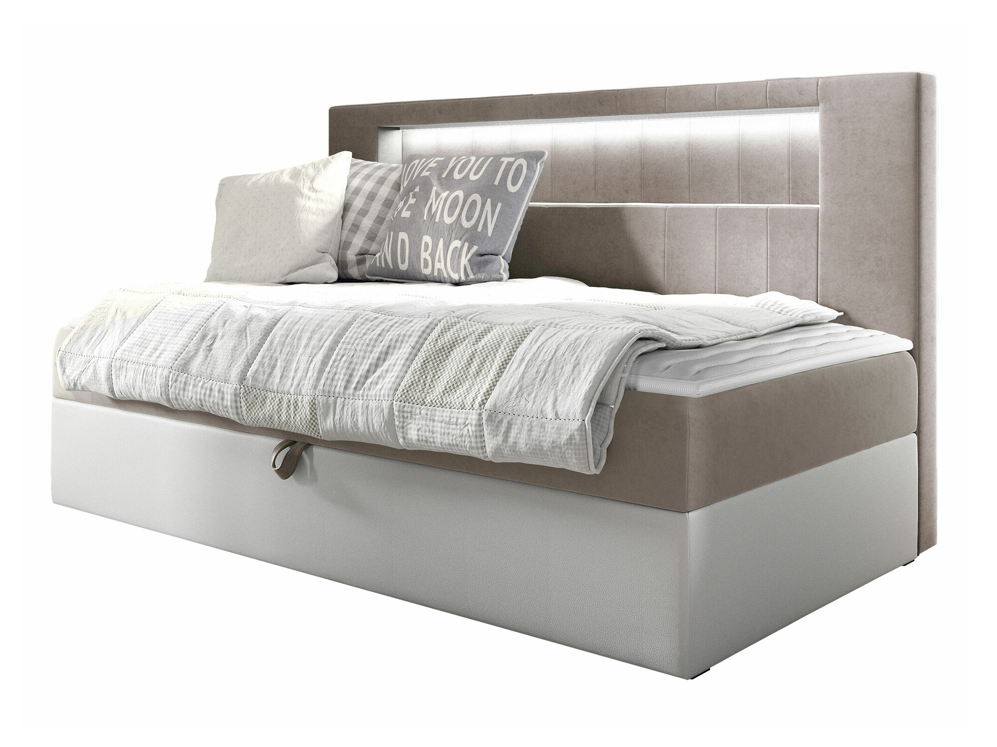 Boxspringbett Baltimore 168 (Soft 017 + Fresh 1)