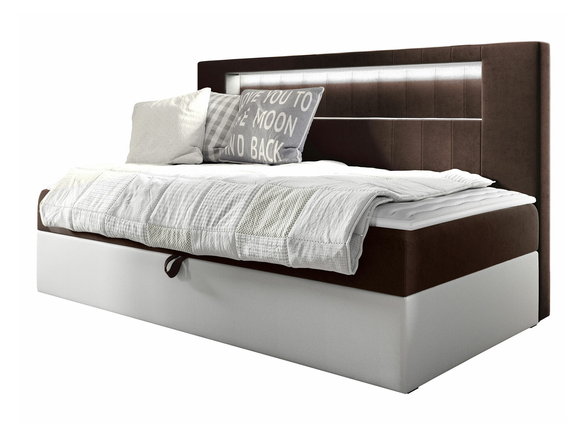 Boxspringbett Baltimore 168 (Soft 017 + Fresh 4)