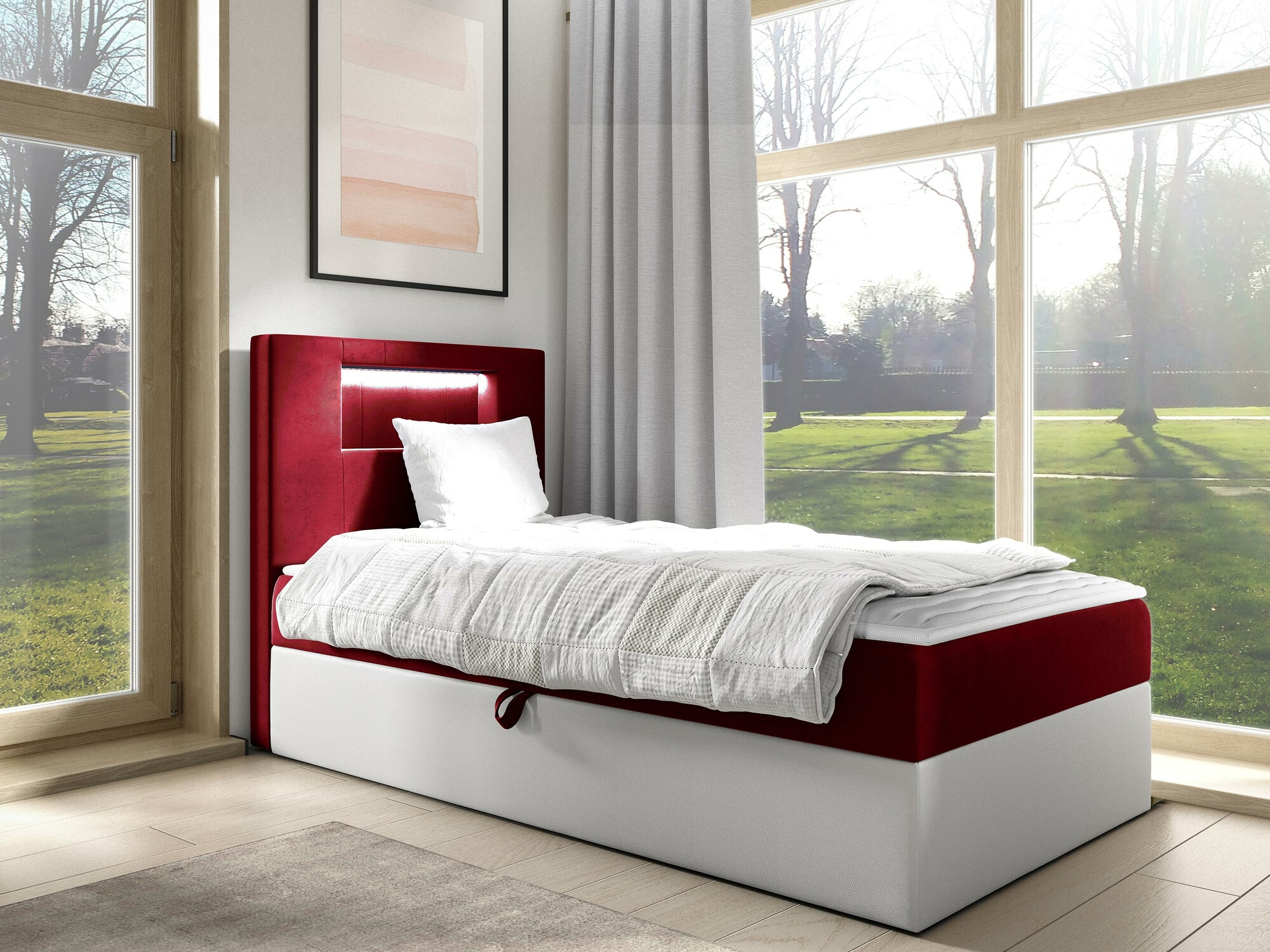 Boxspringbett Baltimore 169 (Soft 017 + Fresh 8)