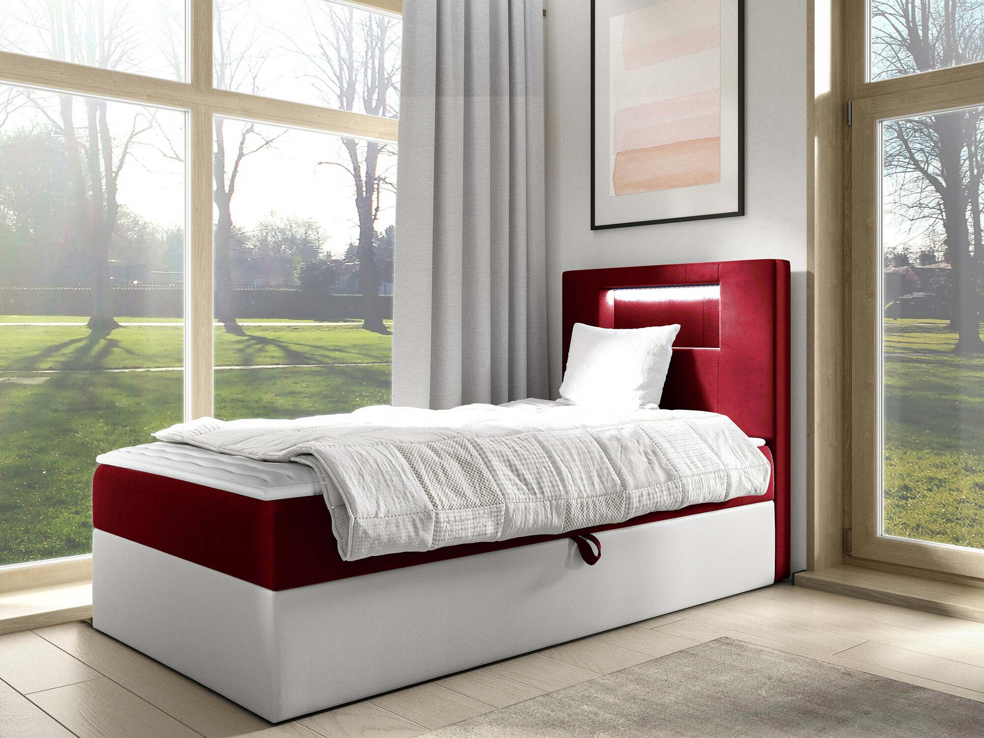 Boxspringbett Baltimore 169 (Soft 017 + Fresh 8)