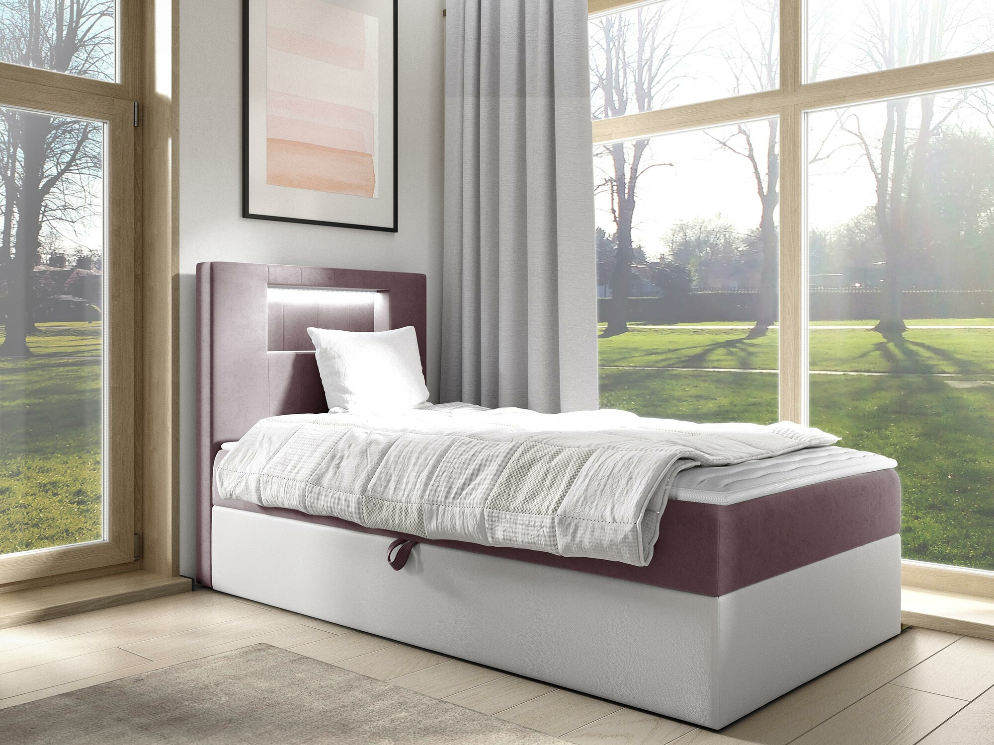 Boxspringbett Baltimore 169 (Soft 017 + Fresh 9)