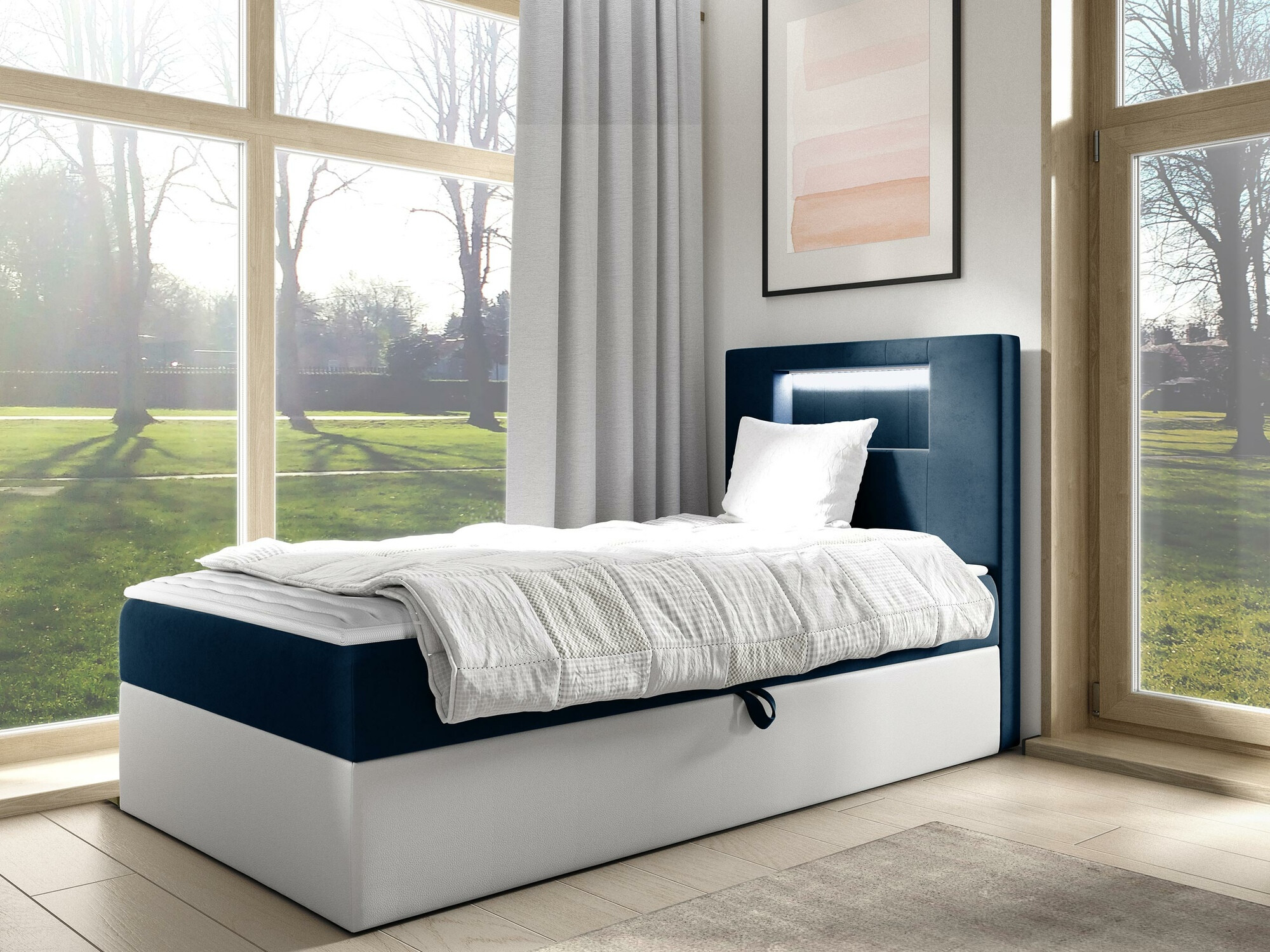 Boxspringbett Lucus V (Soft 017 + Fresh 11)