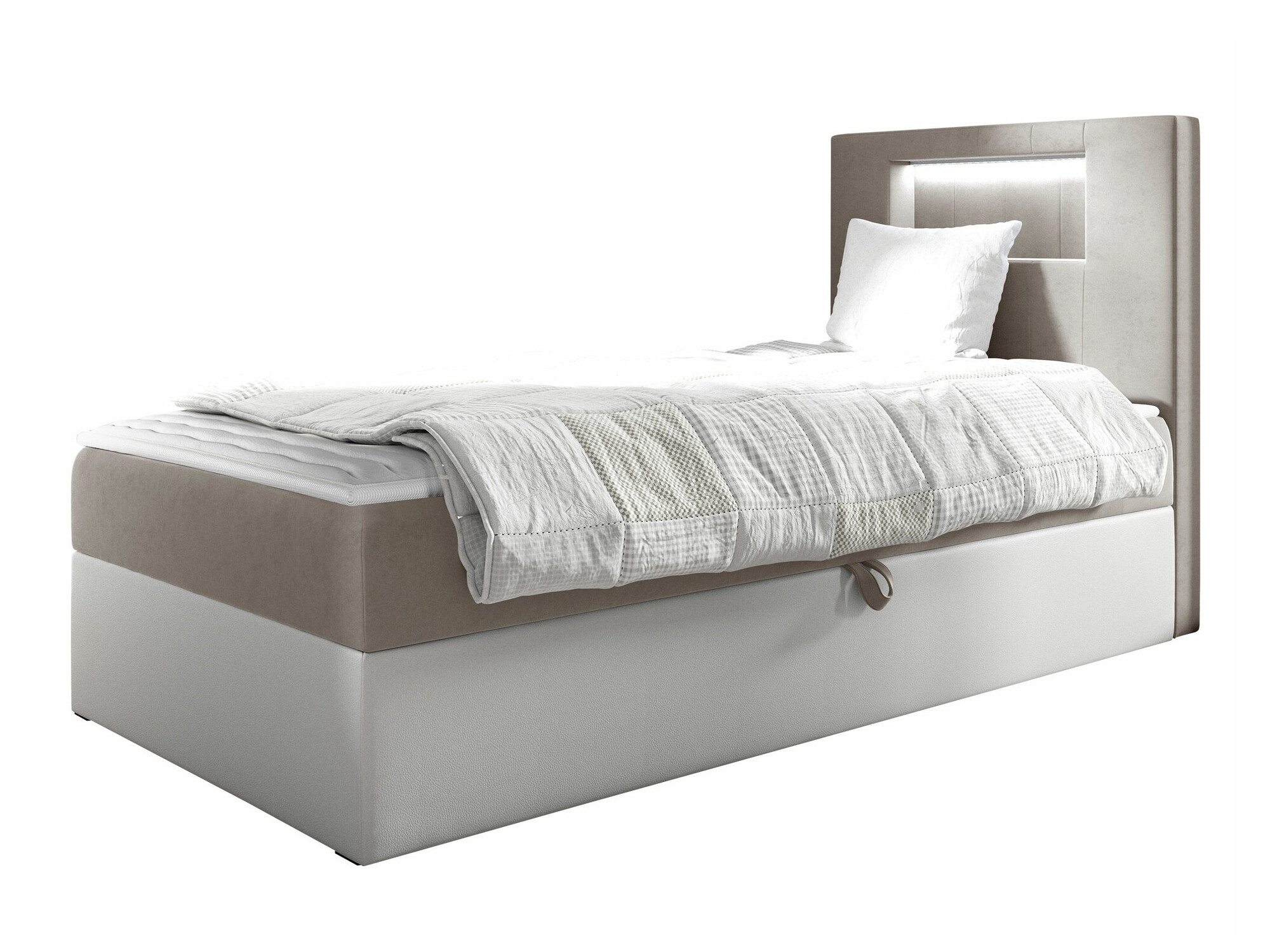 Boxspringbett Lucus V (Soft 017 + Fresh 1)