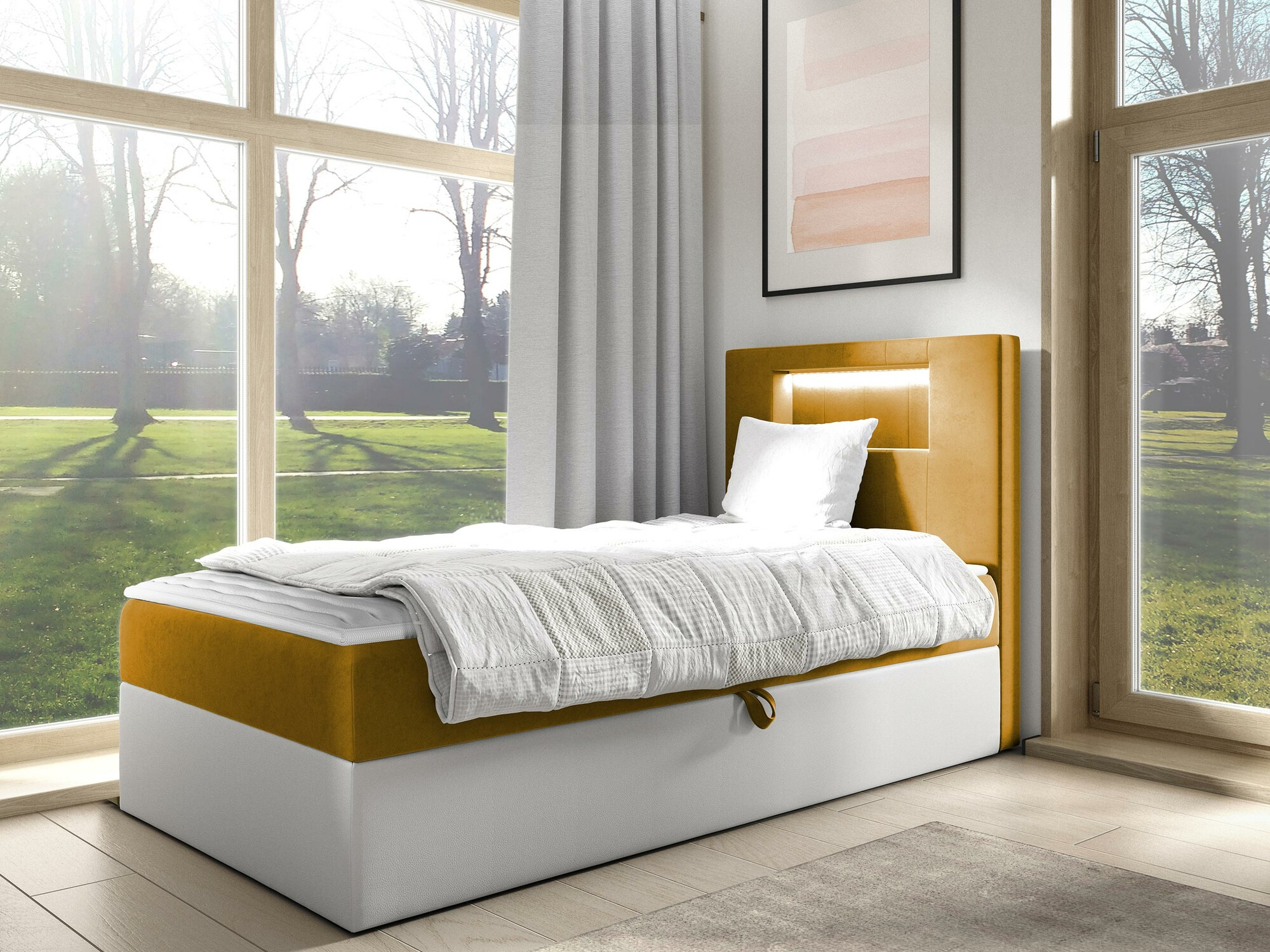 Boxspringbett Lucus V (Soft 017 + Fresh 37)