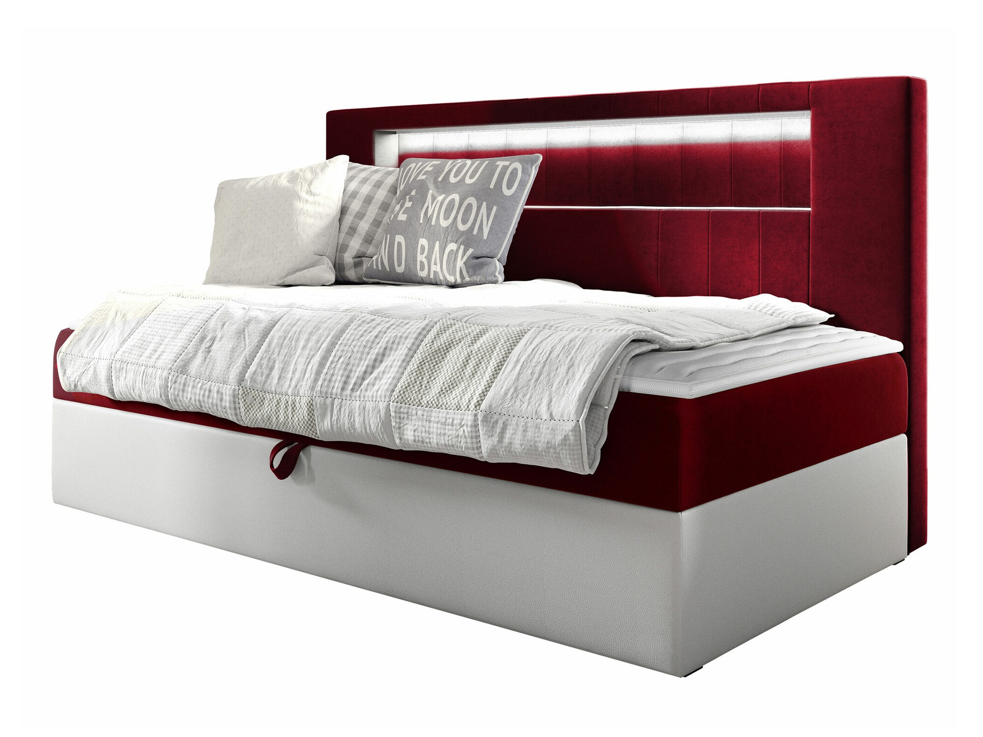 Boxspringbett Baltimore 168 (Soft 017 + Fresh 8)