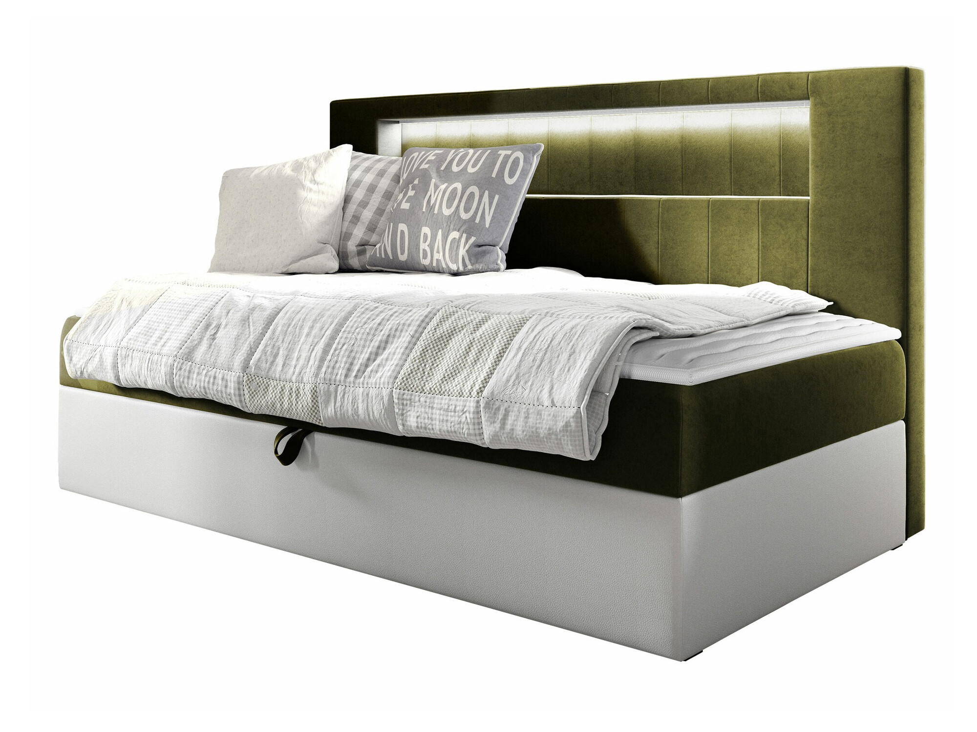 Boxspringbett Lucus IV (Soft 017 + Fresh 12)