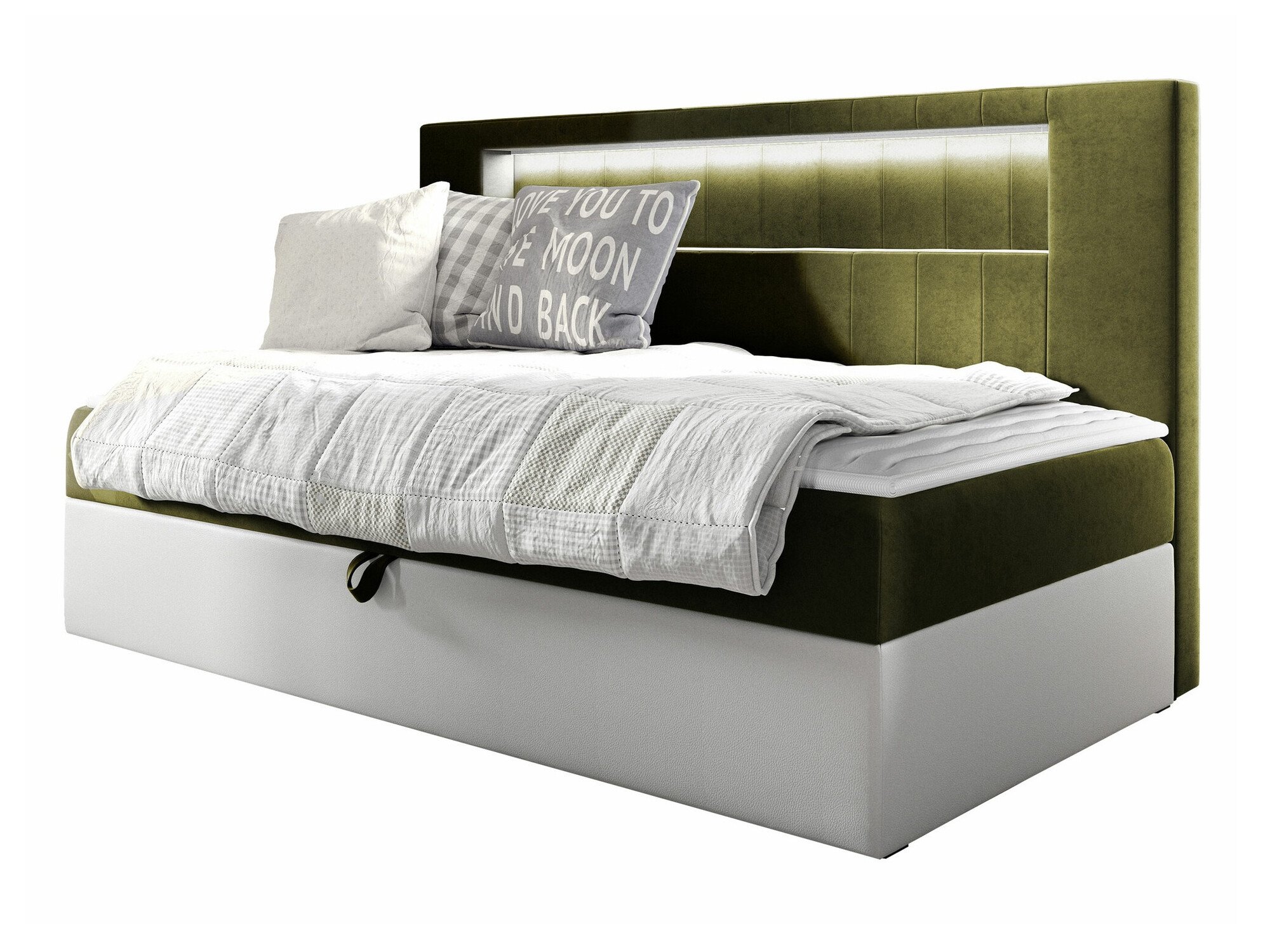 Boxspringbett Lucus IV (Soft 017 + Fresh 12)