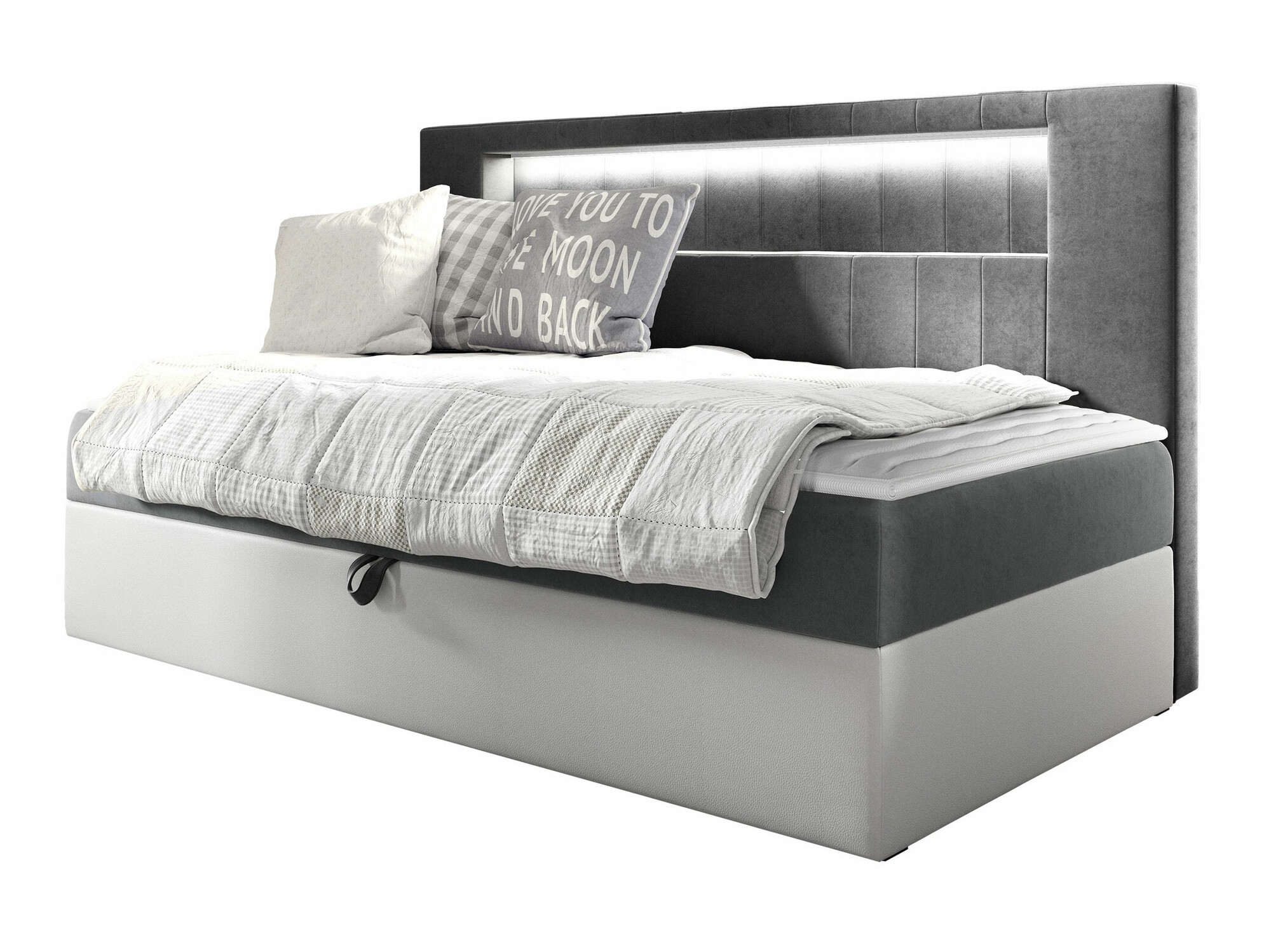 Boxspringbett Lucus IV (Soft 017 + Fresh 14)