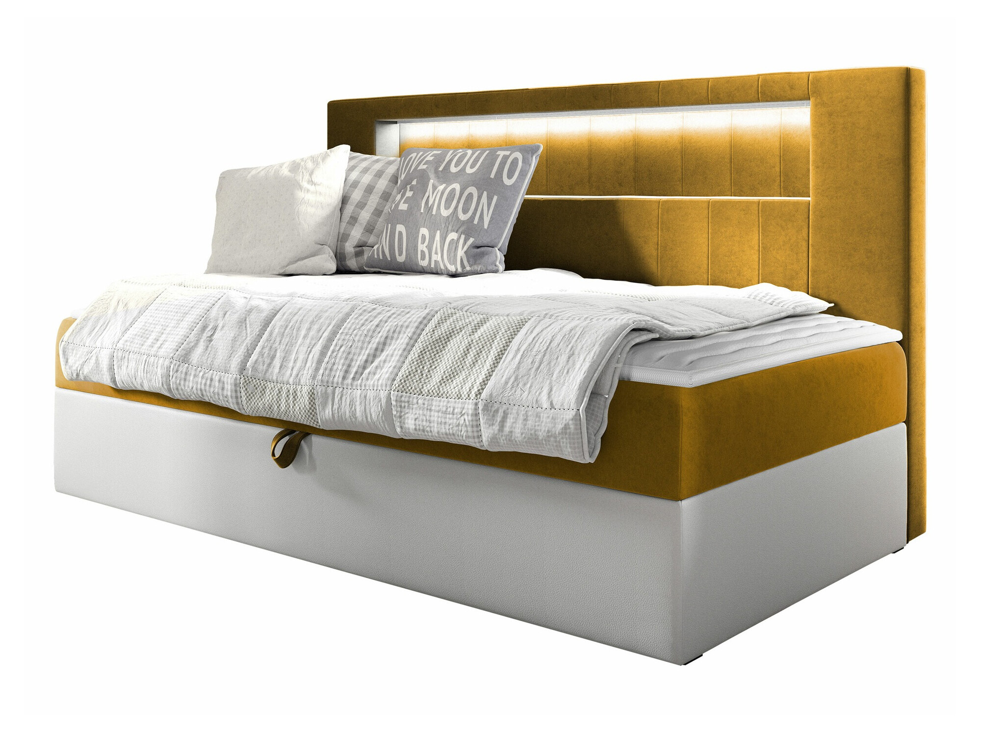 Boxspringbett Lucus IV (Soft 017 + Fresh 37)