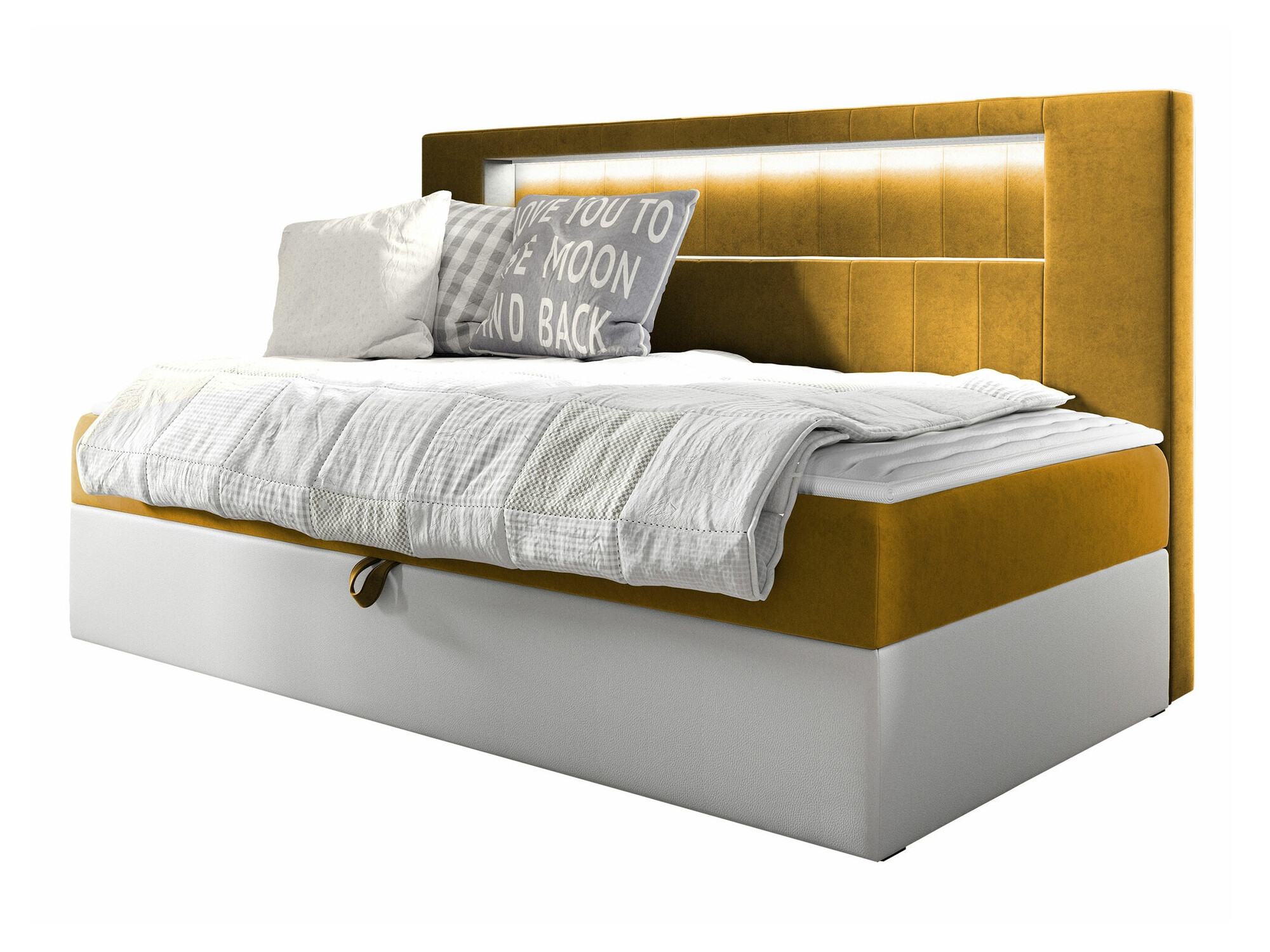 Boxspringbett Lucus IV (Soft 017 + Fresh 37)