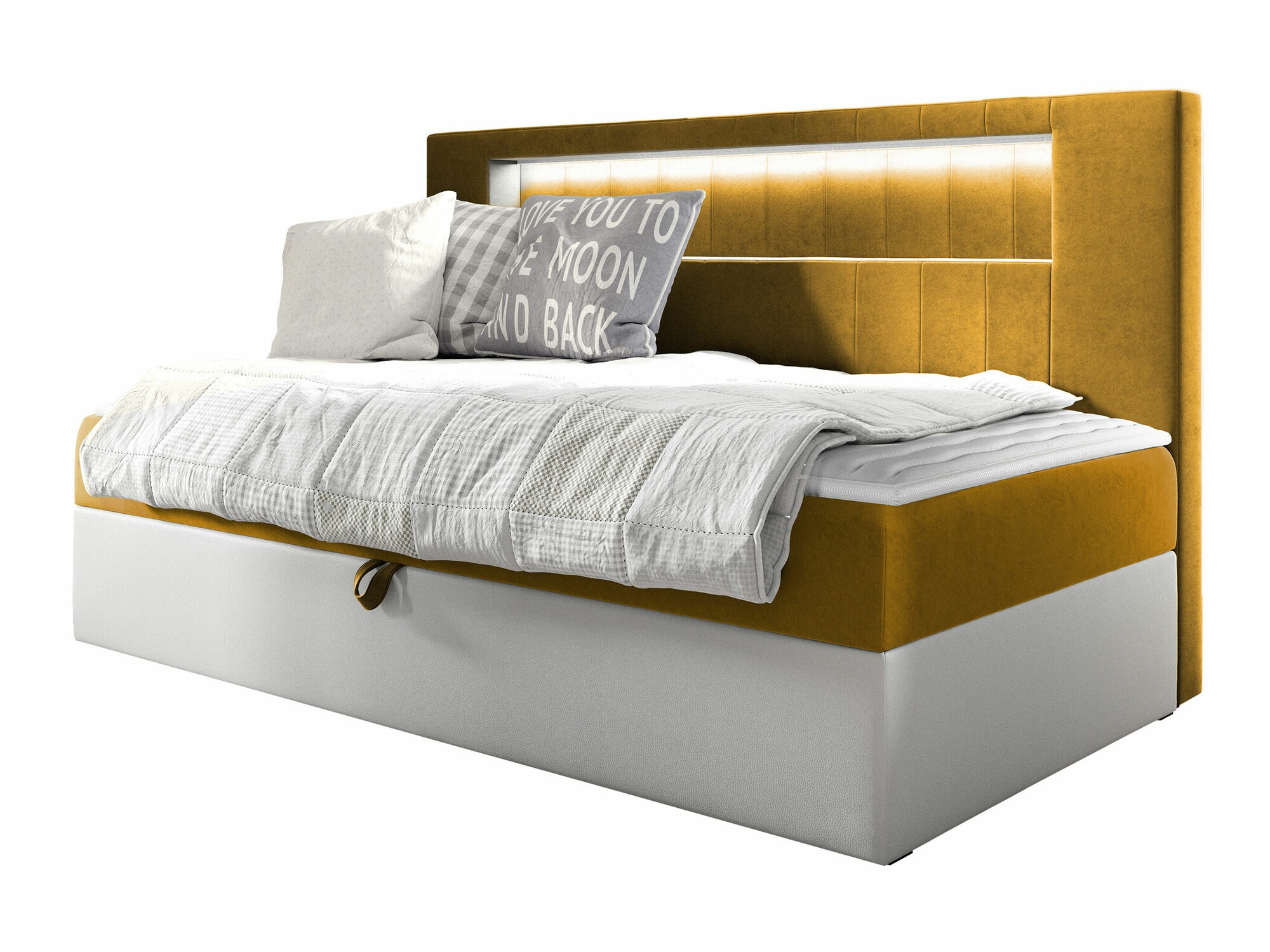 Boxspringbett Lucus IV (Soft 017 + Fresh 37)