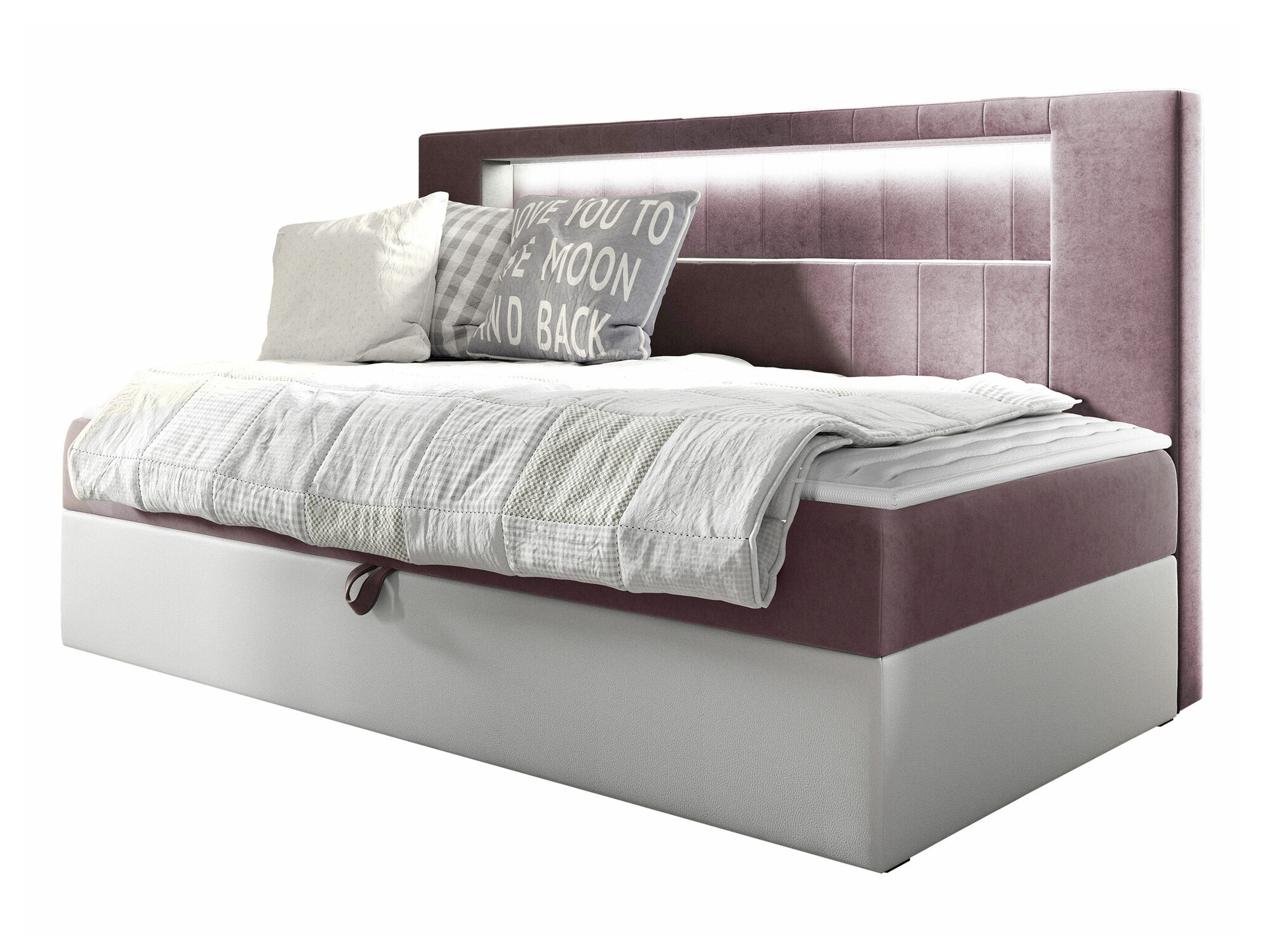 Boxspringbett Lucus IV (Soft 017 + Fresh 9)