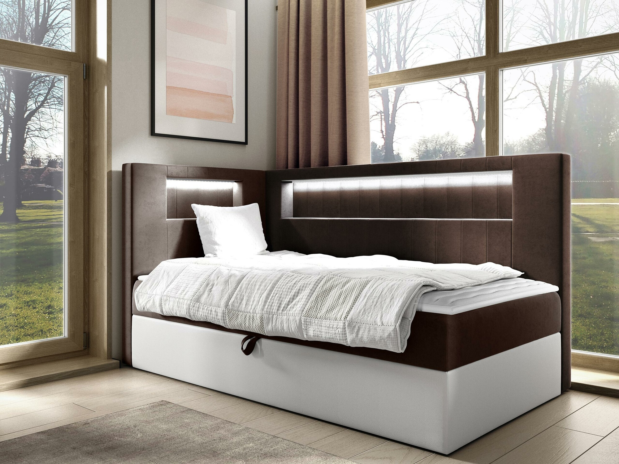 Boxspringbett Baltimore 172 (Soft 017 + Fresh 4)