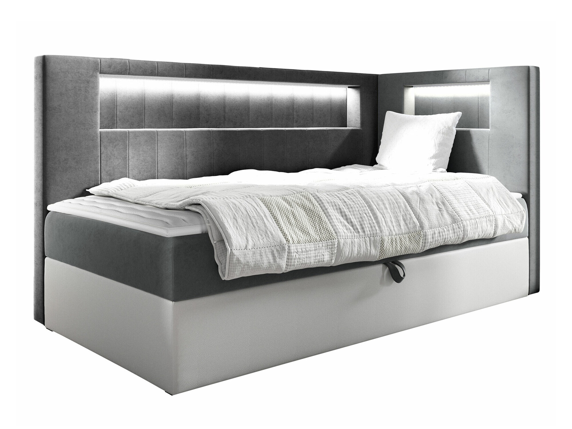 Boxspringbett Lucus VIII (Soft 017 + Fresh 14)