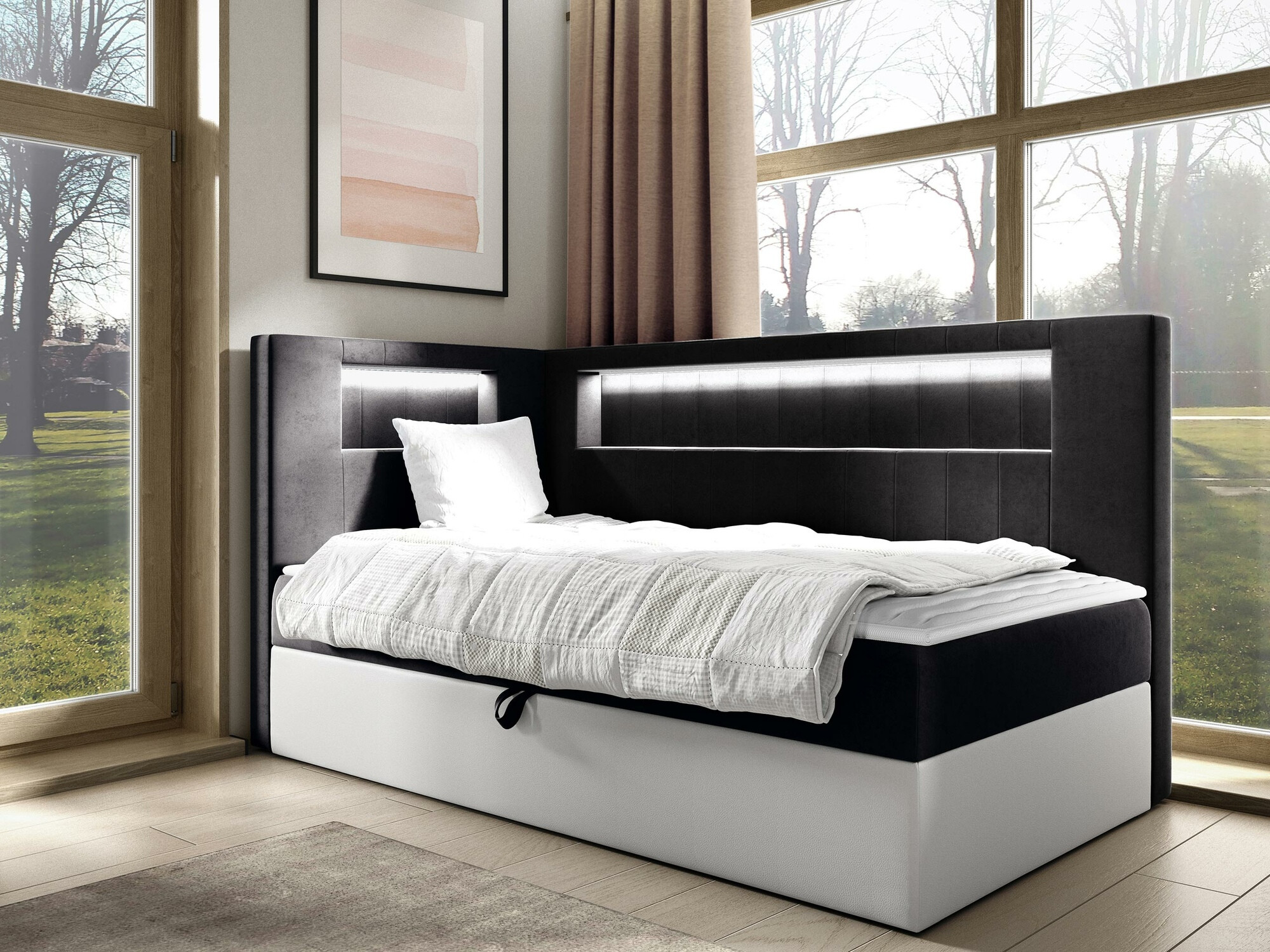 Boxspringbett Lucus VIII (Soft 017 + Fresh 17)
