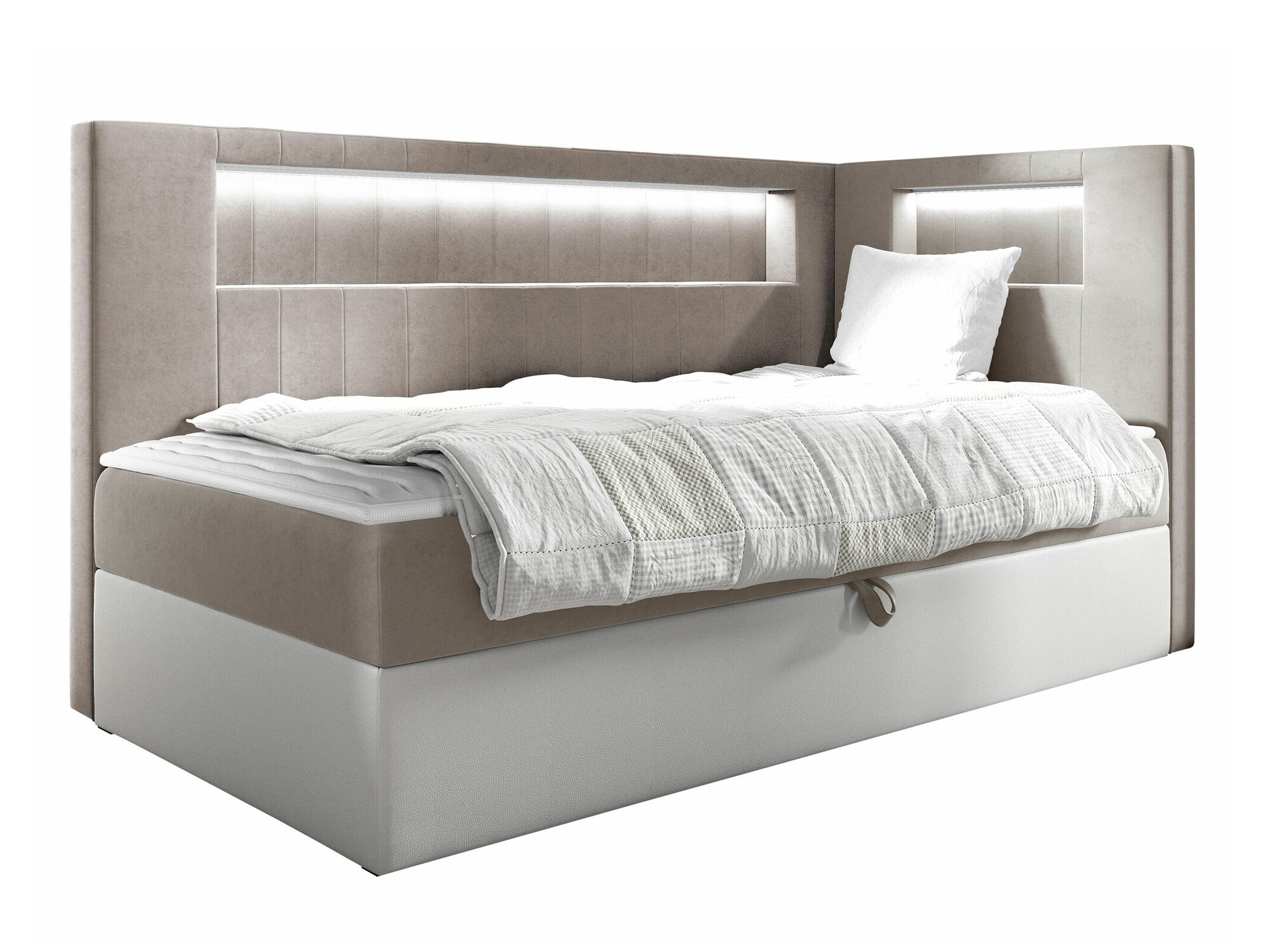 Boxspringbett Lucus VIII (Soft 017 + Fresh 1)