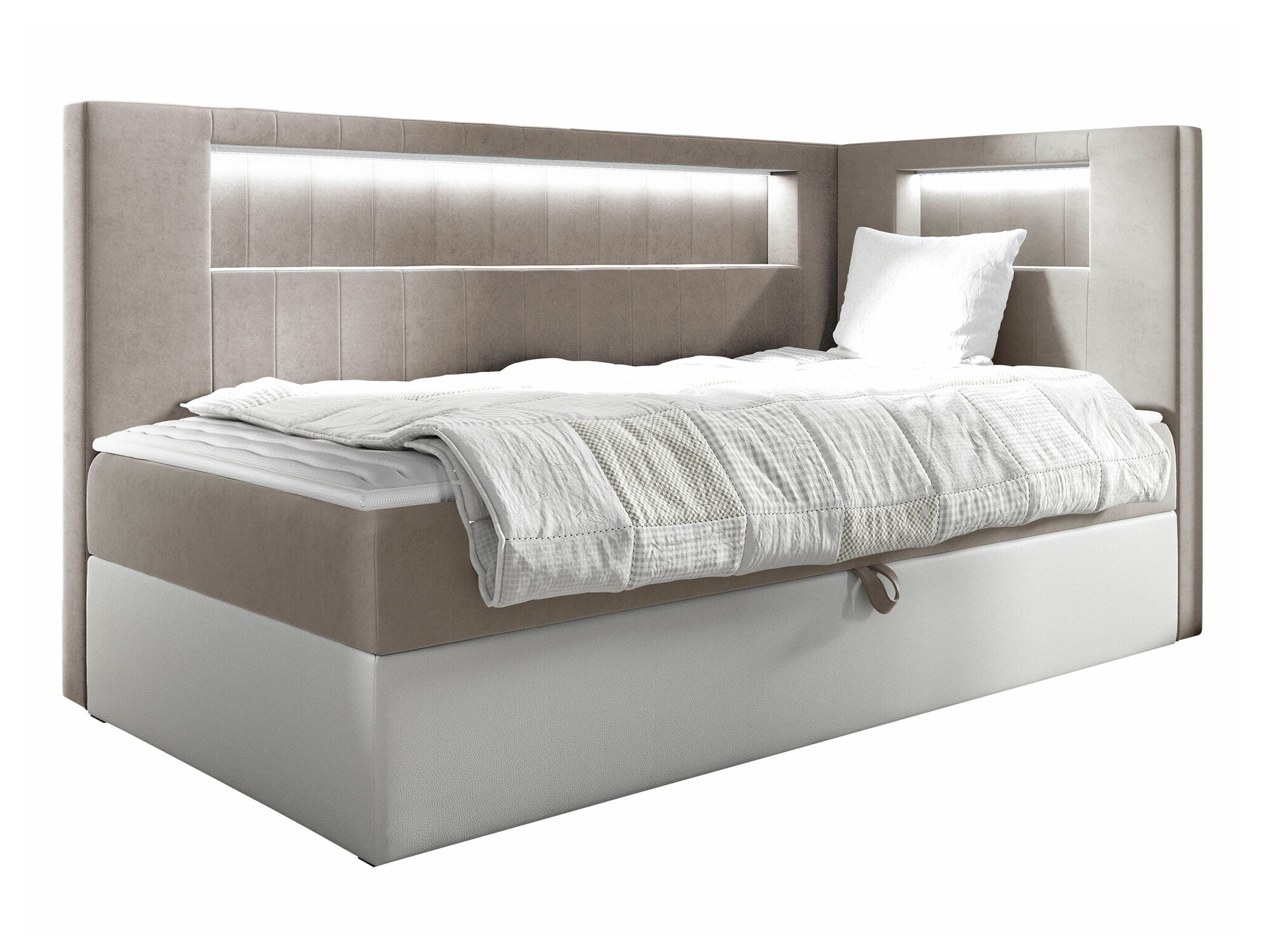 Boxspringbett Lucus VIII (Soft 017 + Fresh 1)
