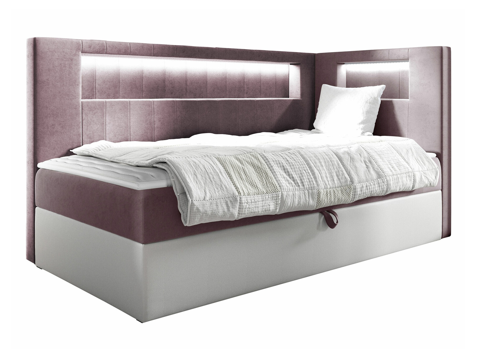 Boxspringbett Lucus VIII (Soft 017 + Fresh 9)