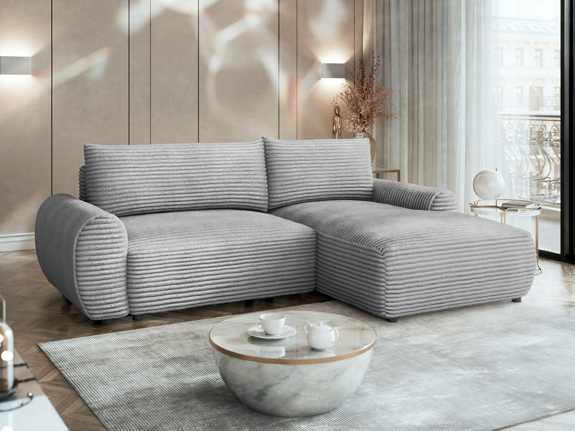 Ecksofa TrendyNest Strigina (Tilia 86)