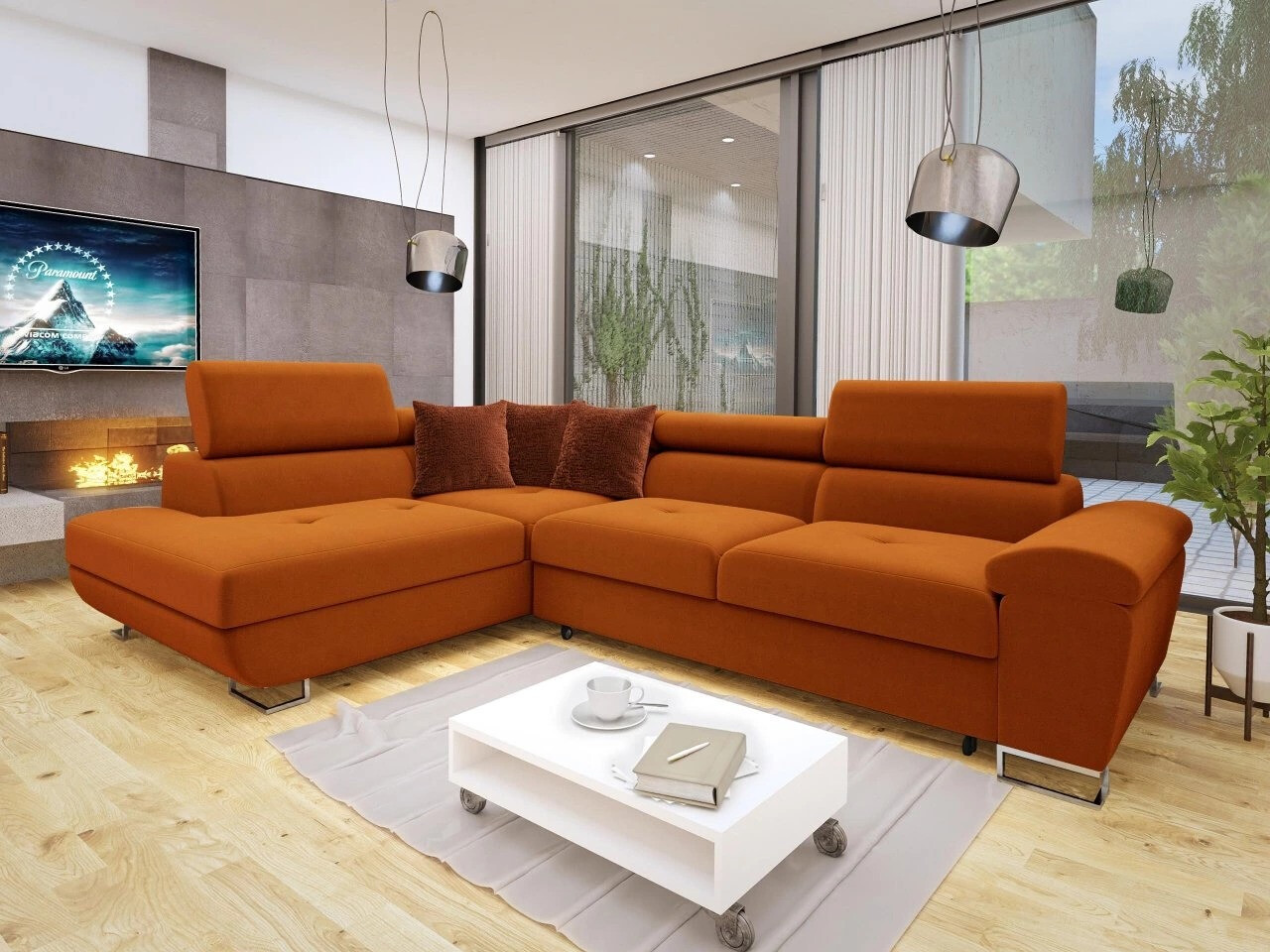Ecksofa Comfivo 290 (Otusso 16 + Velvetto 12)