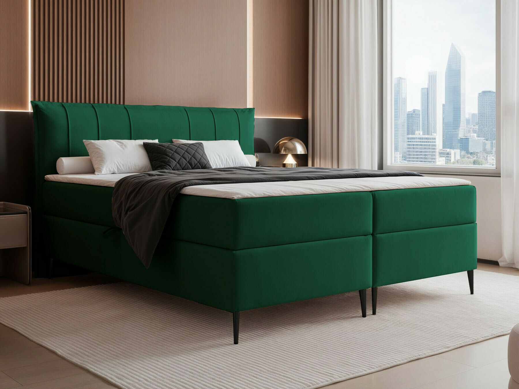 Boxspringbett Martinez 105 (Magic Velvet 2225)