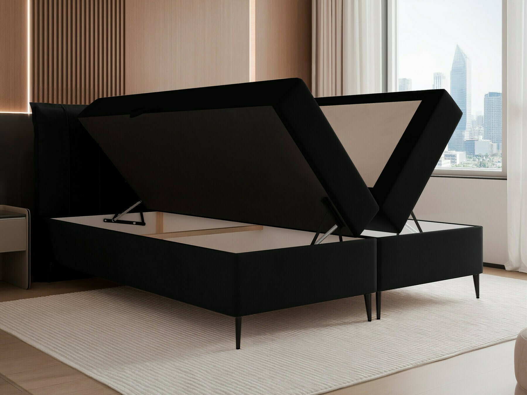 Boxspringbett Martinez 105 (Magic Velvet 2229)