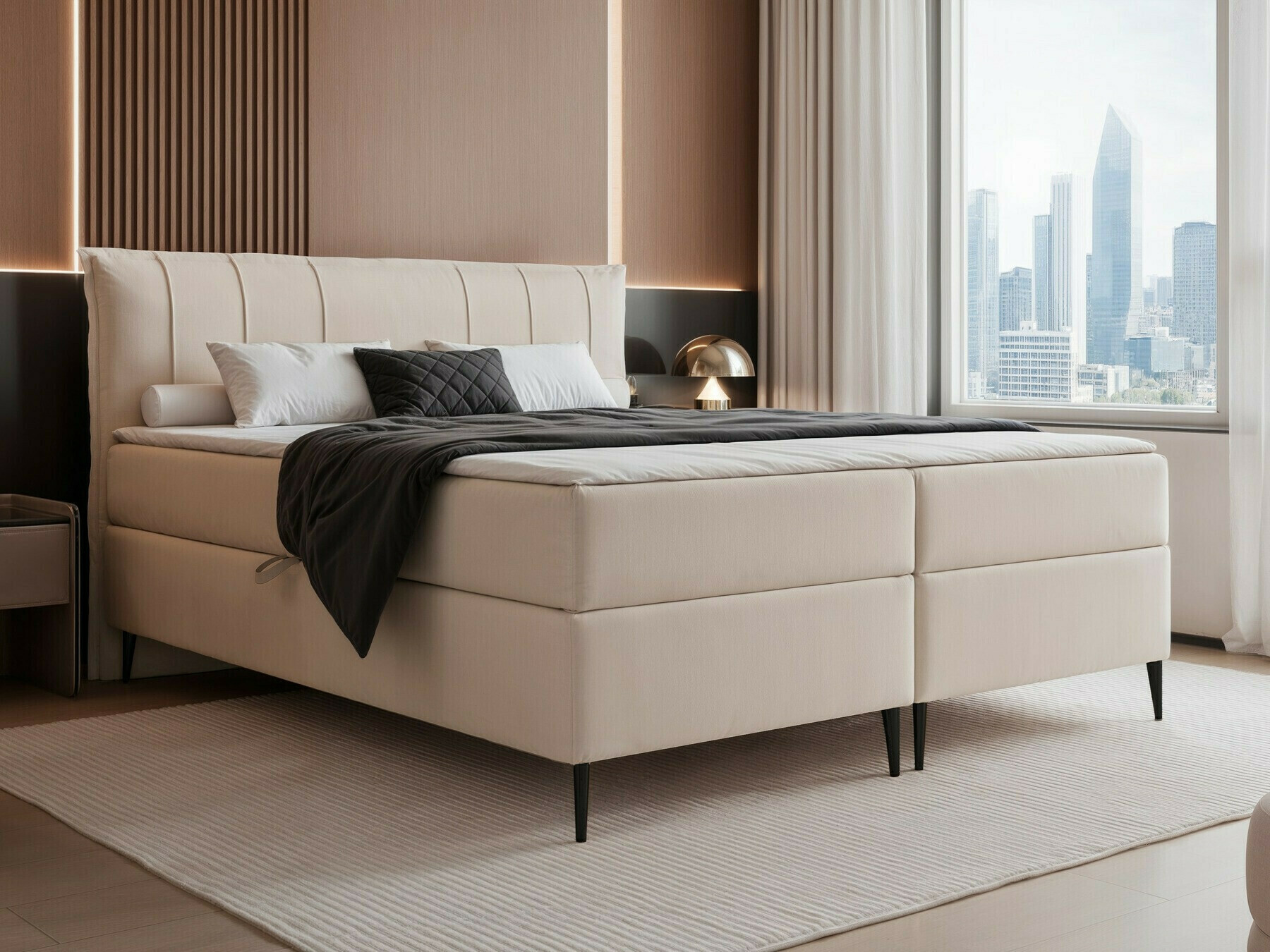 Boxspringbett Martinez 105 (Magic Velvet 2256)