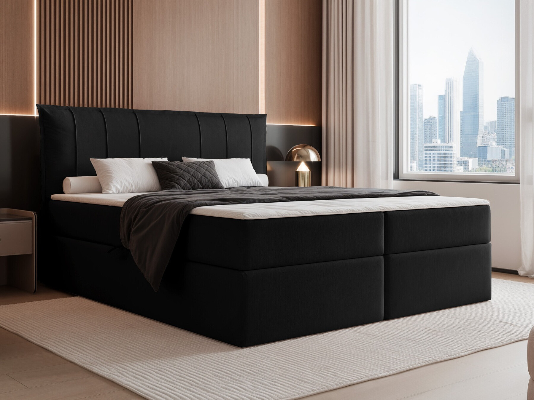 Boxspringbett Martinez 107 (Magic Velvet 2219)