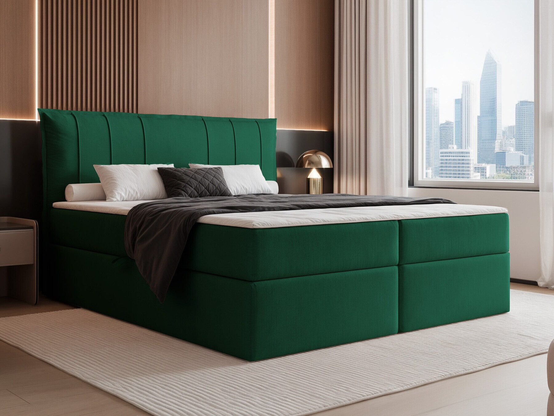 Boxspringbett Martinez 107 (Magic Velvet 2225)