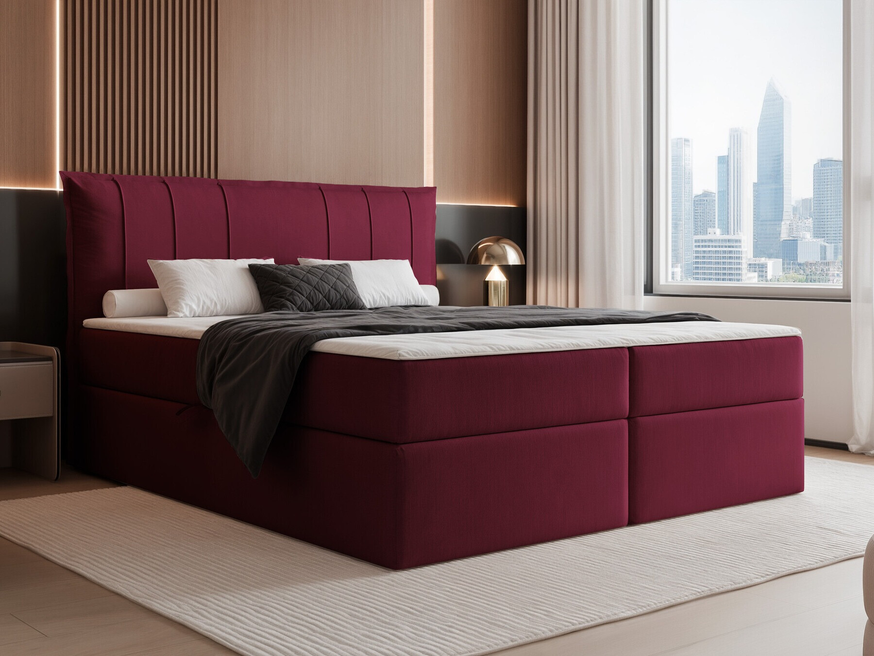 Boxspringbett Martinez 107 (Magic Velvet 2229)