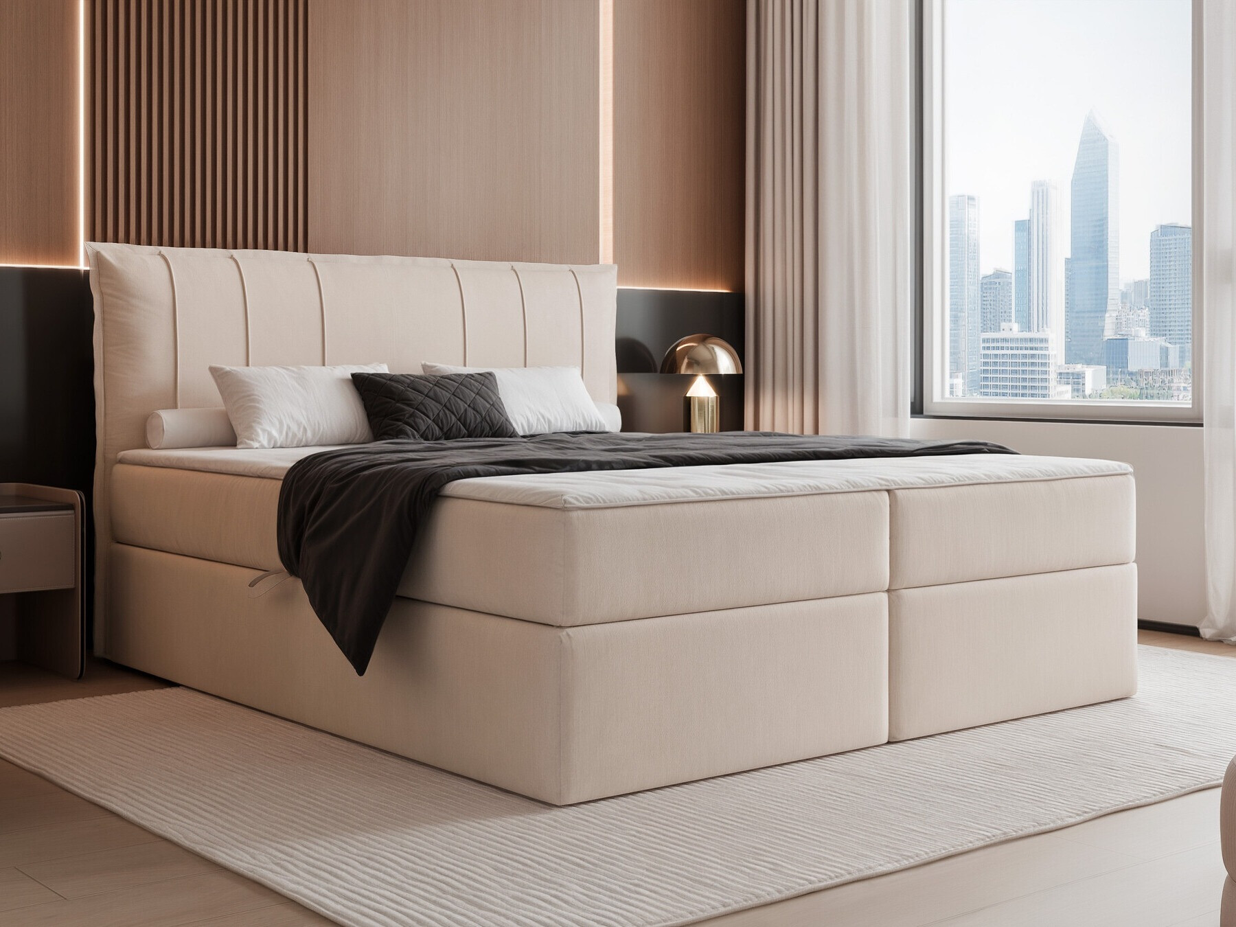 Boxspringbett Martinez 107 (Magic Velvet 2256)