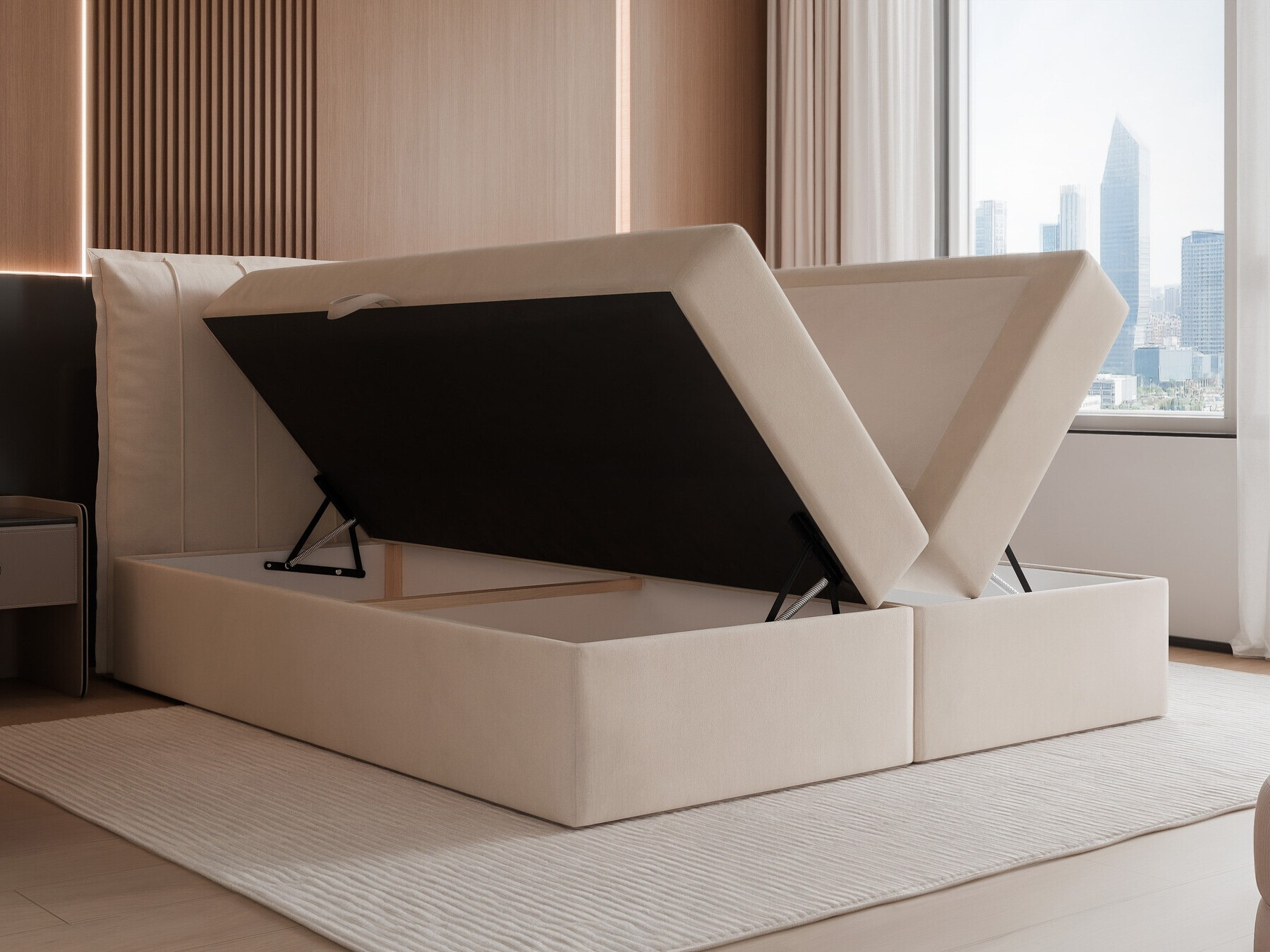 Boxspringbett Martinez 107 (Magic Velvet 2256)