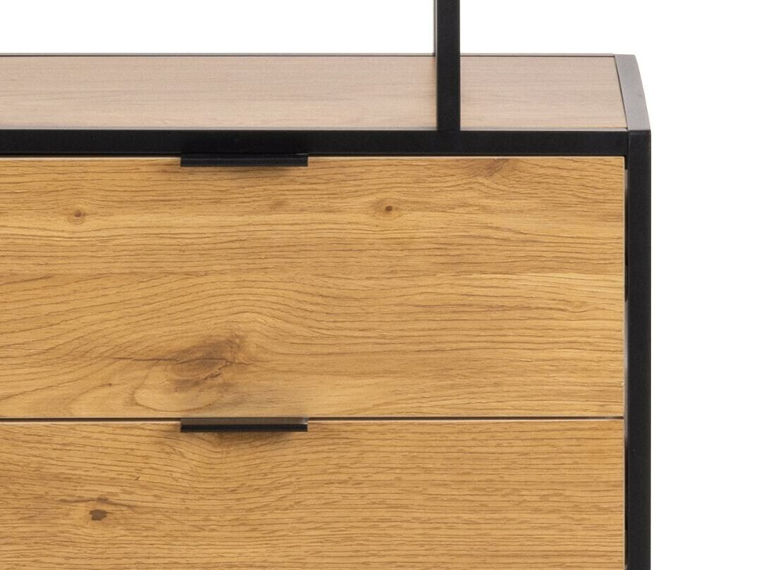 Regal Norsica Sevferi 182 (Schwarz + Wildeichenholzoptik)