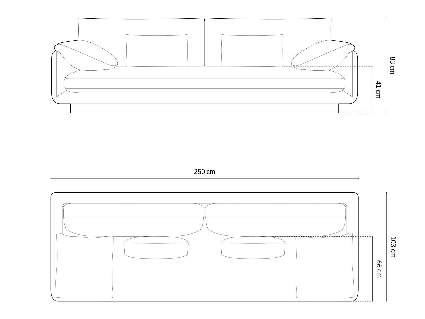 Sofa Vernovu 101 (Casino Cuoio)
